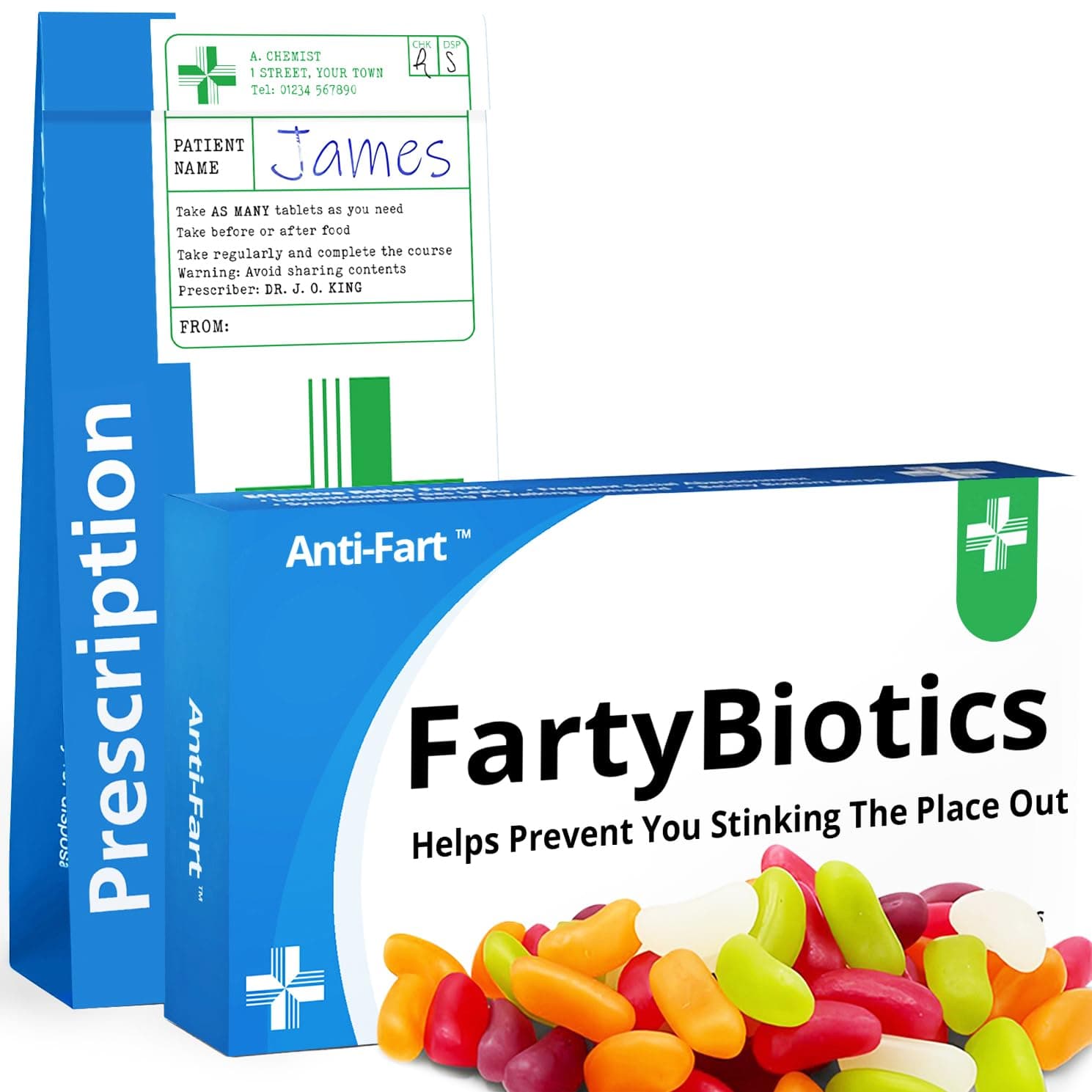 Gifts For Him Fathers Day Funny Gifts Her Joke Pill Tablets Box Prank with Jelly Beans Sweets Inside Gift for Men April Fools Day Birthday Gift for Mum Rude Presents for Boyfriend Dad