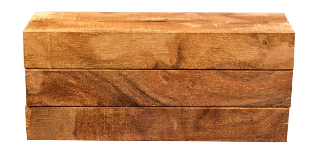 Stabilized Black Walnut Burl Wood Turning Pen Blanks | 2 Pack | 3/4" X 3/4" X 5"