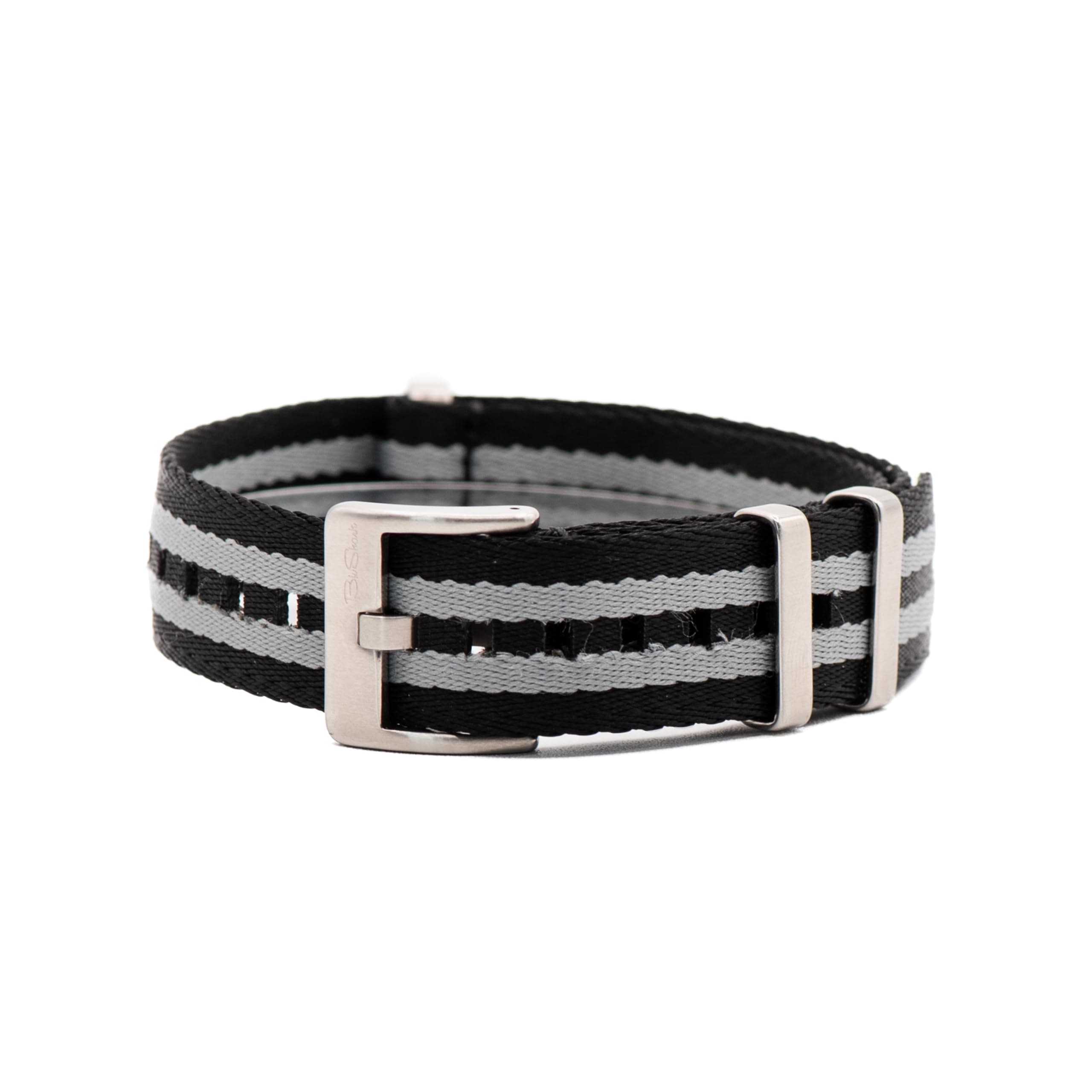 AlphaPremier Ultra Premium Nylon Watch Strap - Stainless Steel Buckle Multiple Sizes Replacement Band Straps for Men and Women, Waterproof One-Piece Multiple Sizes and Colors