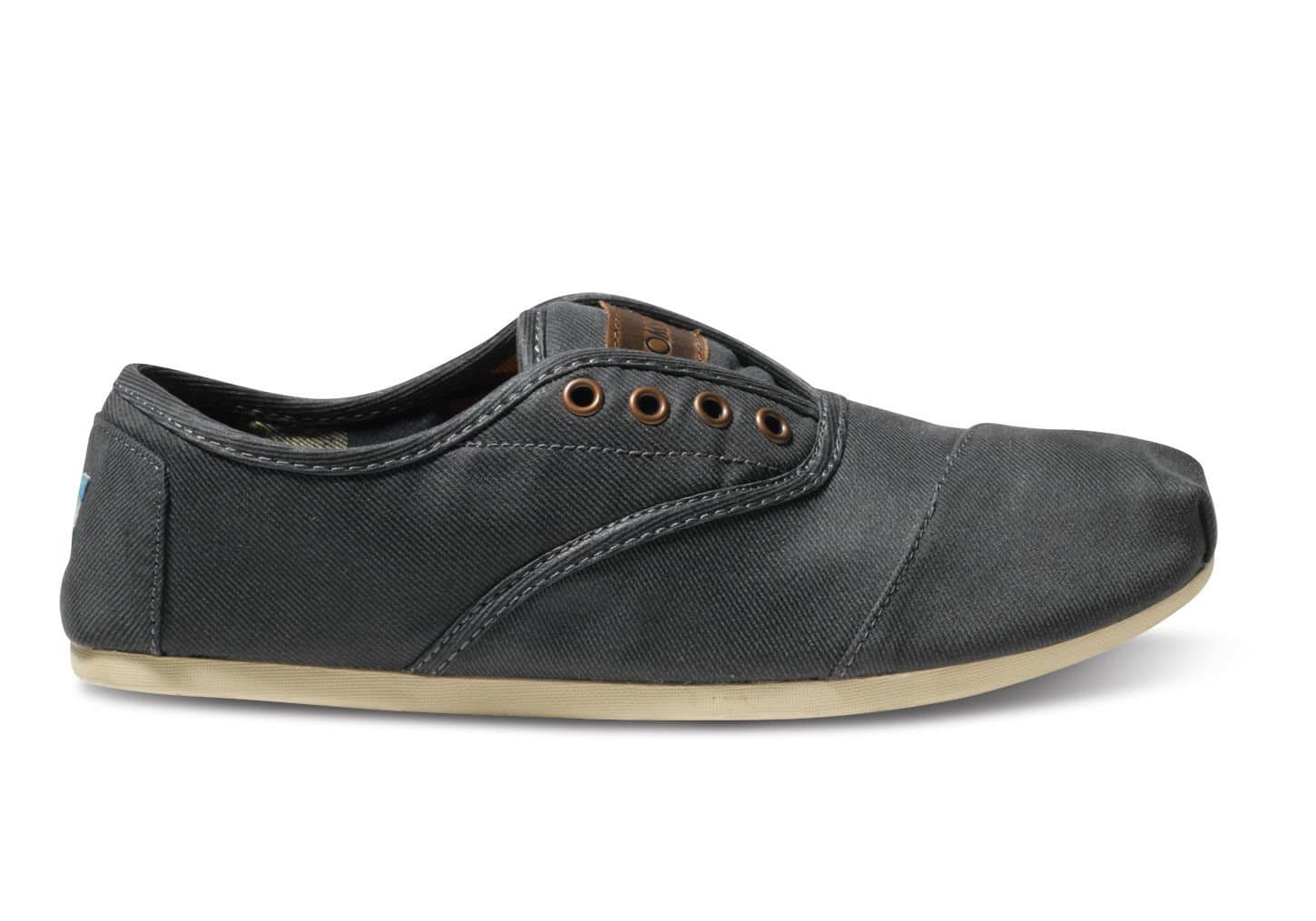 Toms Men's Cordones Shoes (M8, Ash Waxed Twill)