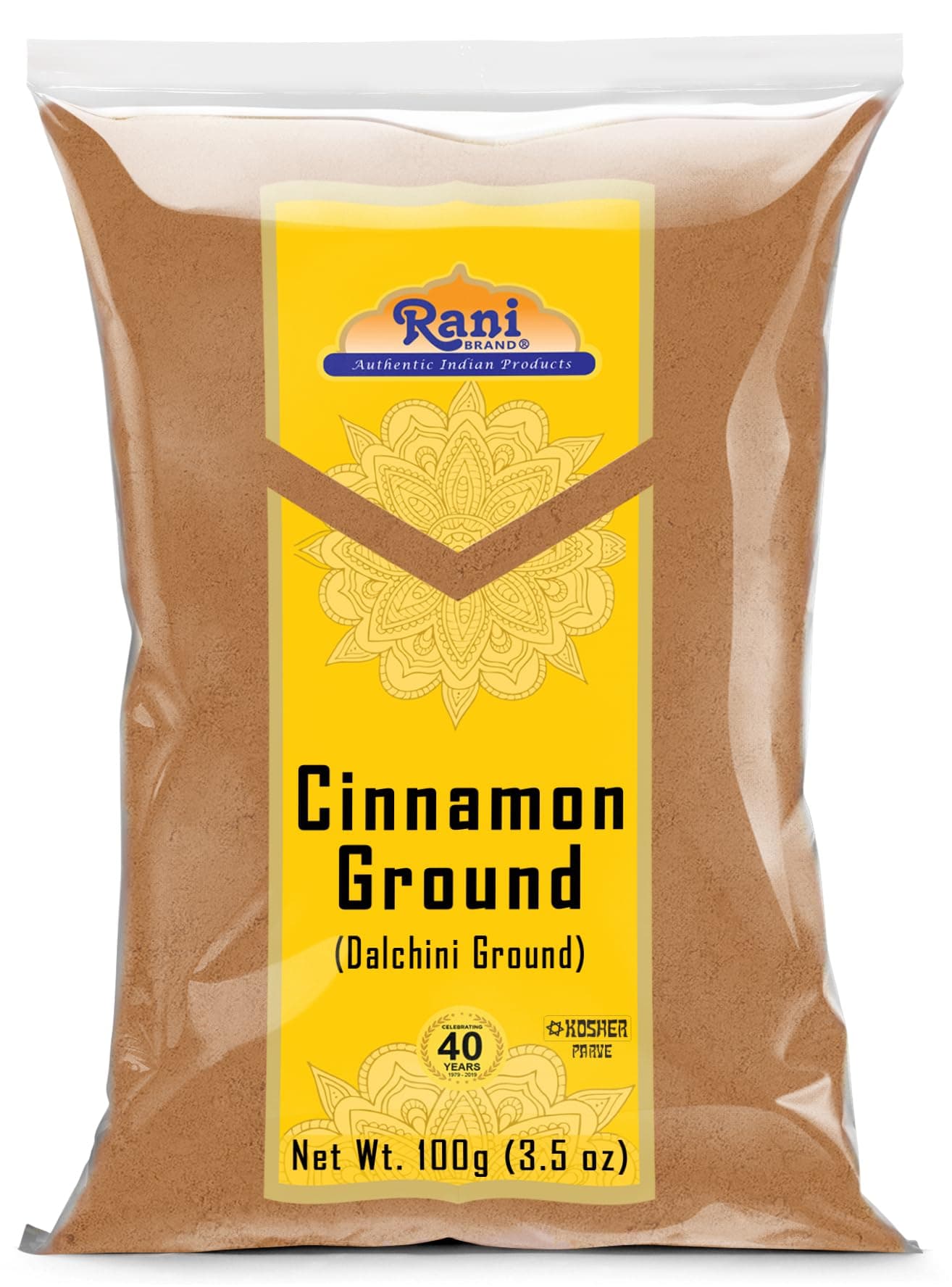 Rani Cinnamon Powder (Ground) Spice 3.5oz (100g) ~ All Natural | Salt-Free | Vegan | No Colors | Gluten Friendly | NON-GMO | Kosher