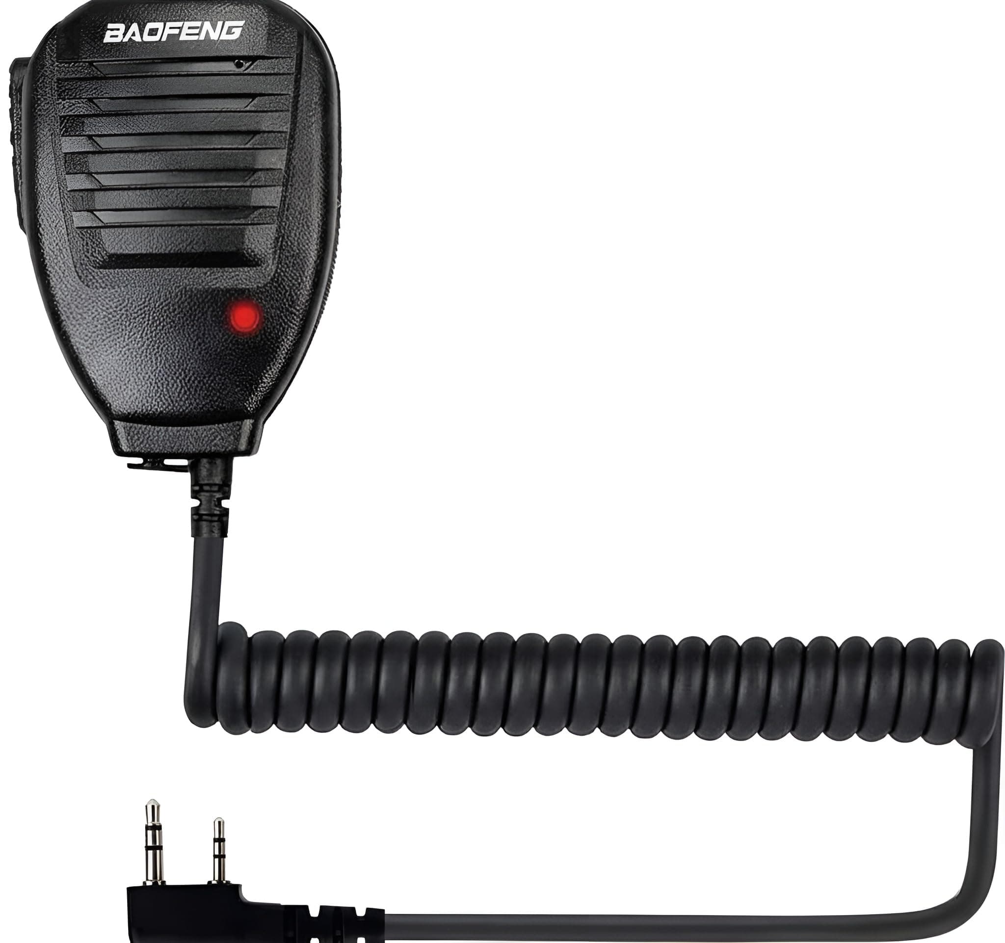 MIRKIT Original Baofeng Mic for UV-82 Speaker Mic Compatible with Baofeng Radios: UV-82HP, UV-82L, UV-5R Series and All Ham Radio PTT Design with K2 Plug