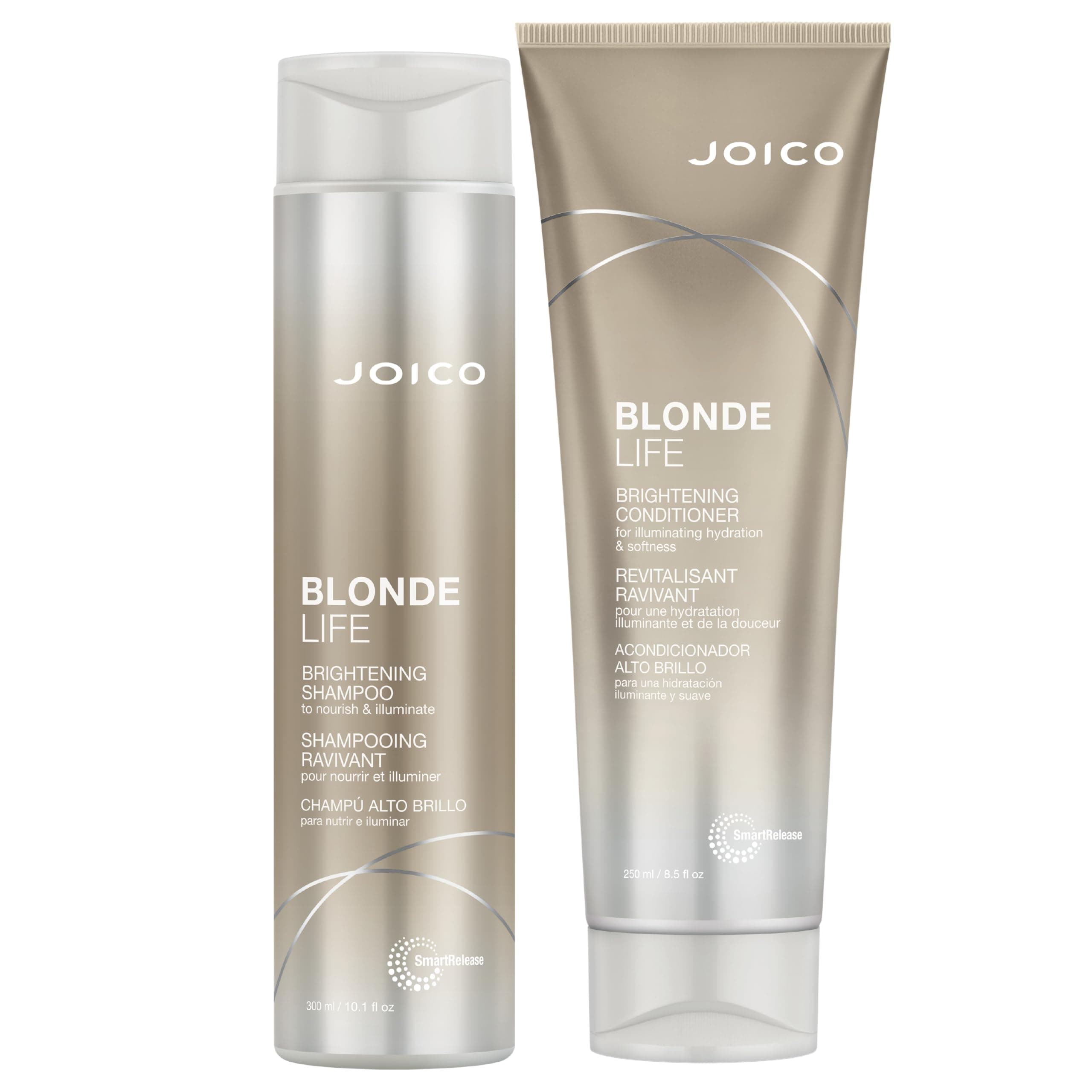 Blonde Life Brightening Shampo & Conditioner | For Blonde Hair | Add Softness & Smoothness | Sulfate Free | Fortified With Monoi & Tamanu Oil