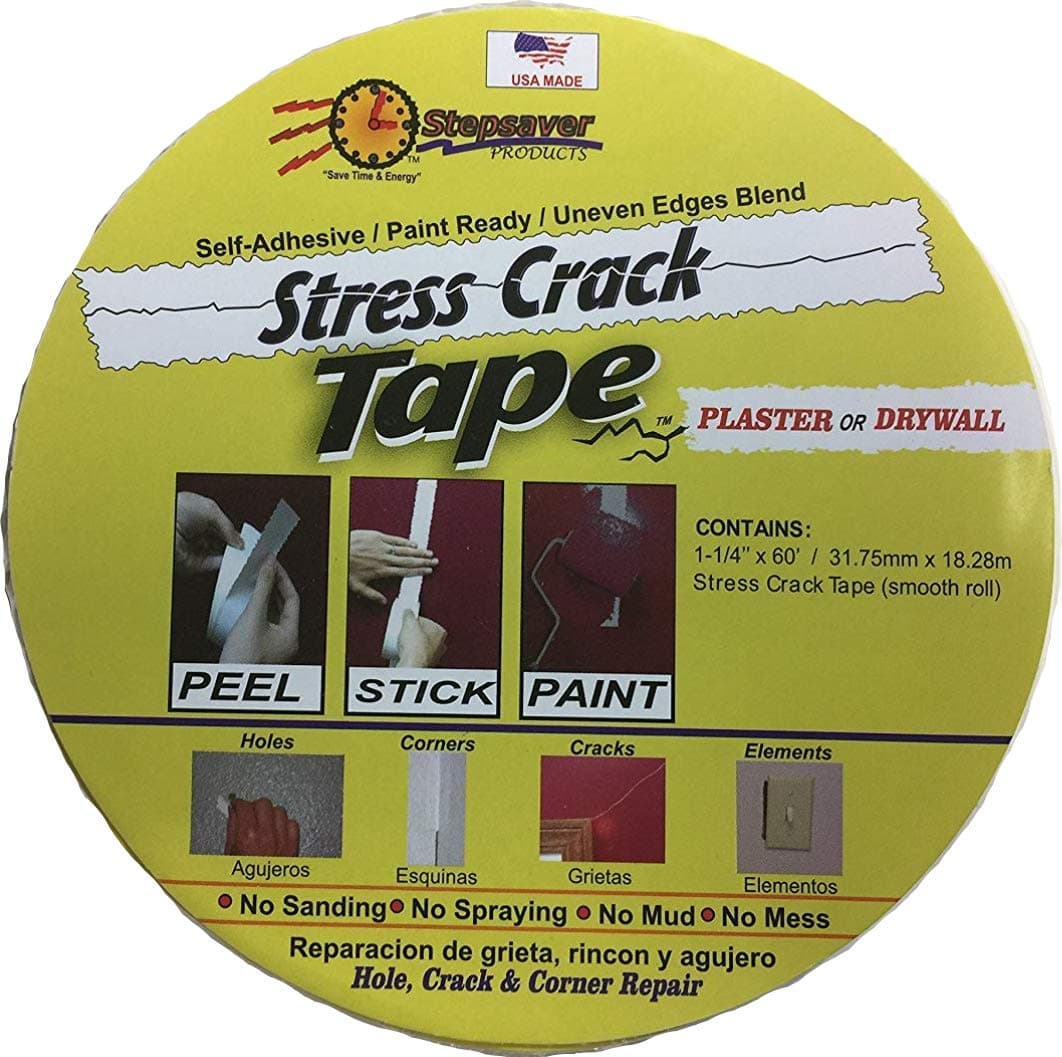 Stepsaver Products Self Adhesive Stress Crack Tape (1.25'' x 60' Smooth Roll) Item 7060