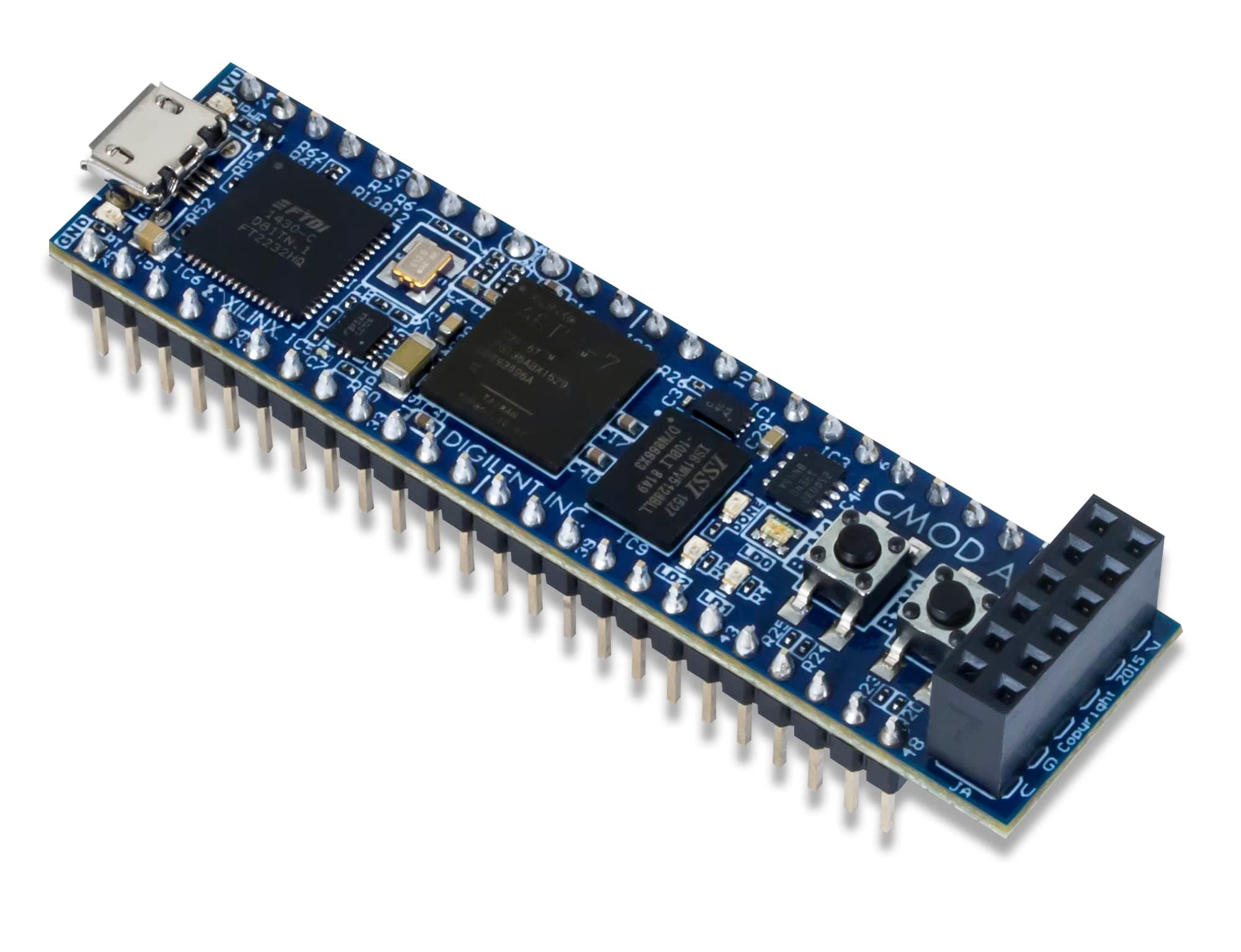 DigilentCmod A7: Breadboardable Artix-7 FPGA Module (Cmod A7-35T)