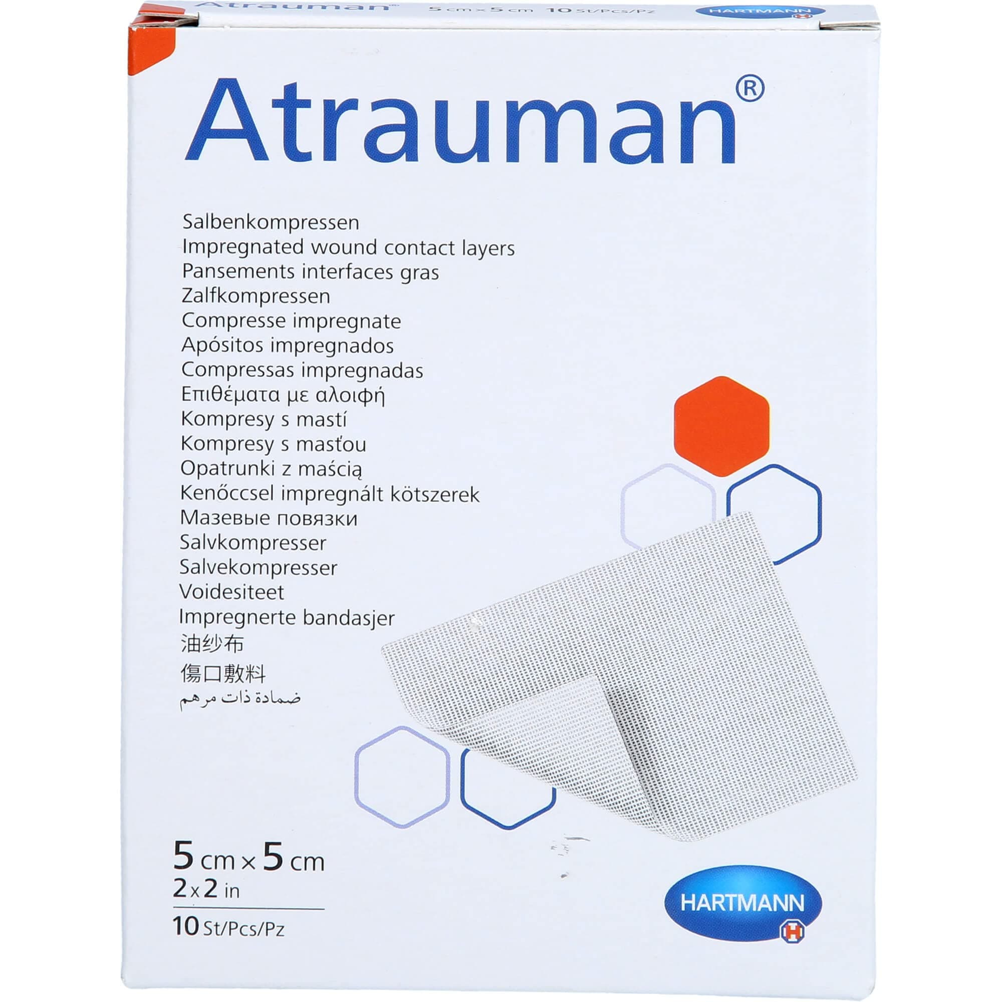 Atrauman Sterile Dressings 5 x 5 cm Pack of 10