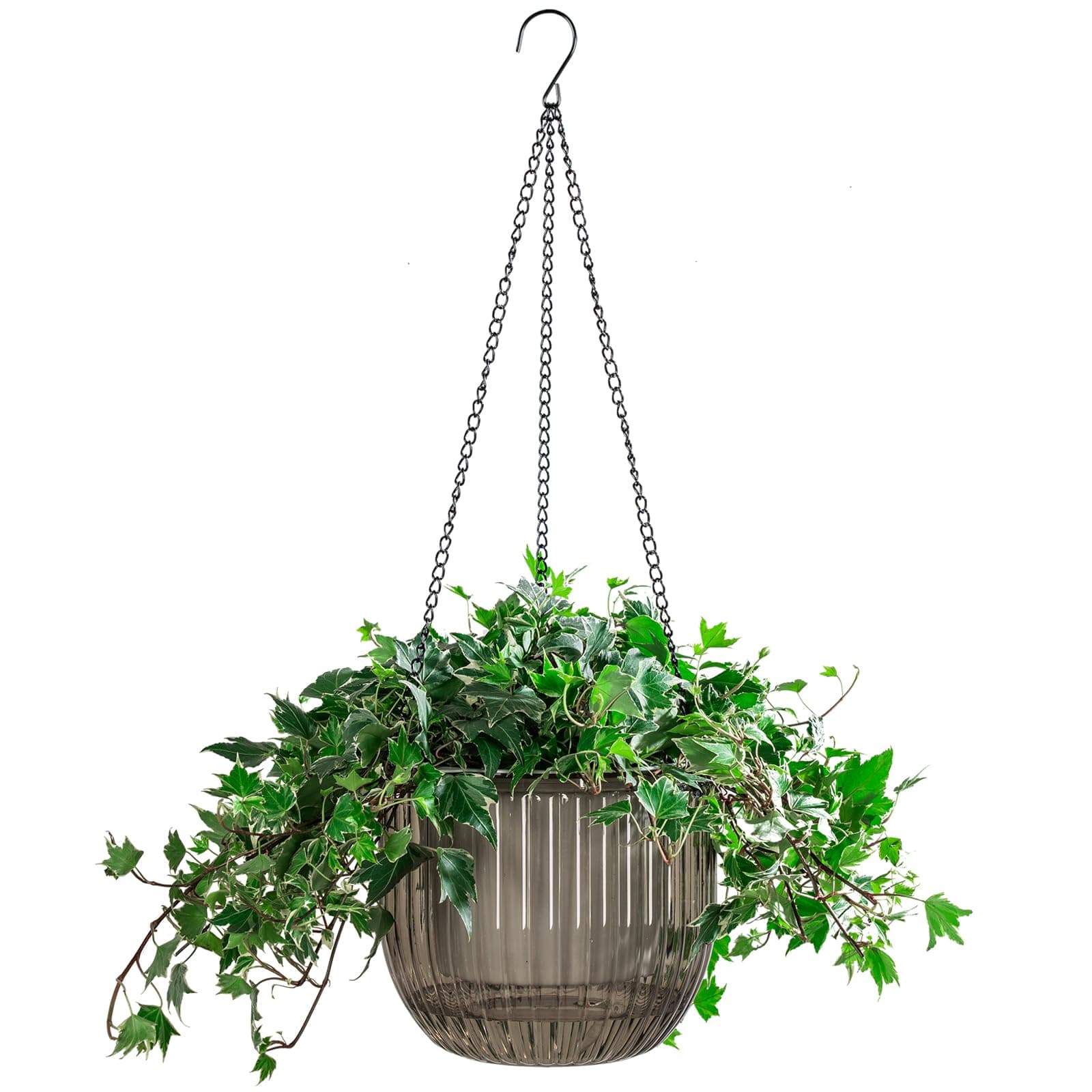 Melphoe 1 Pack Self Watering Hanging Planters Indoor Flower Pots, 8.3 Inch Ou...