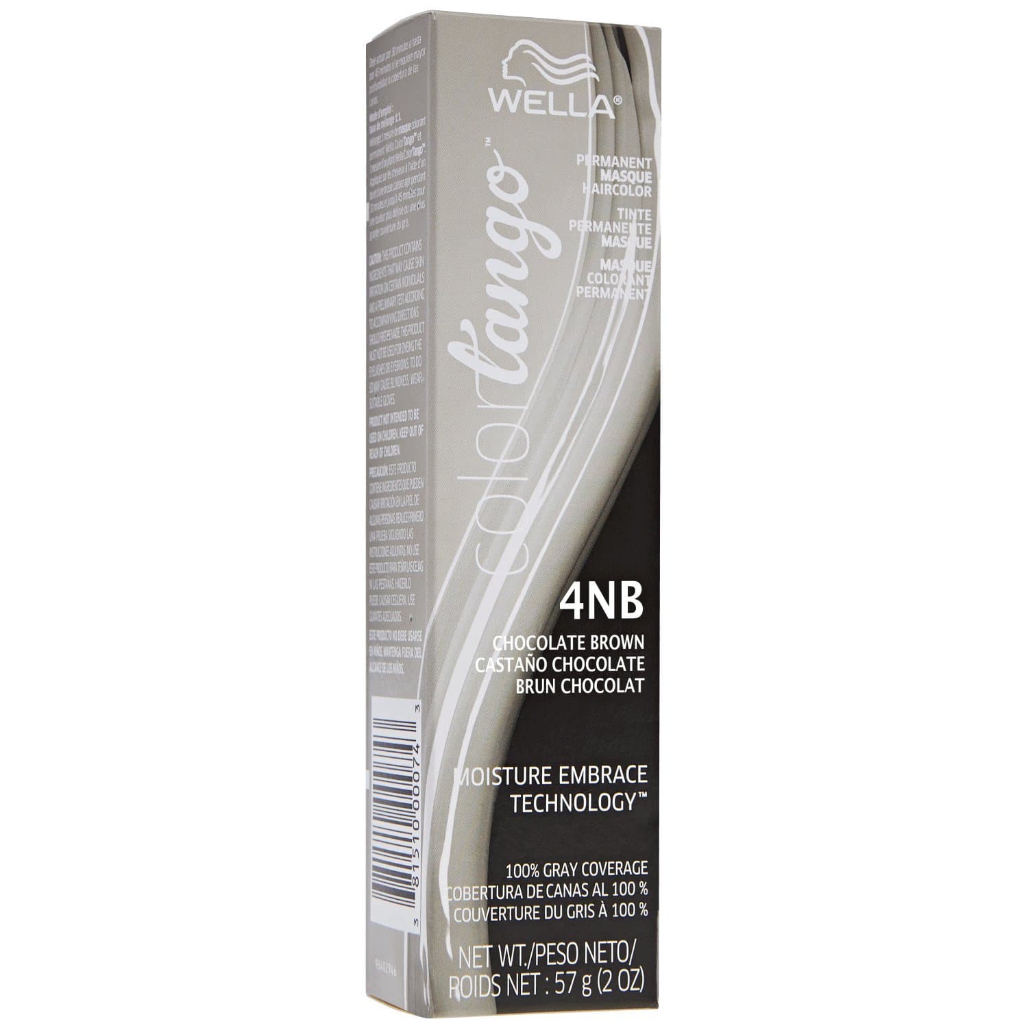 Wella Chocolate Brown Permanent Masque Hair Color 4NB Chocolate Brown