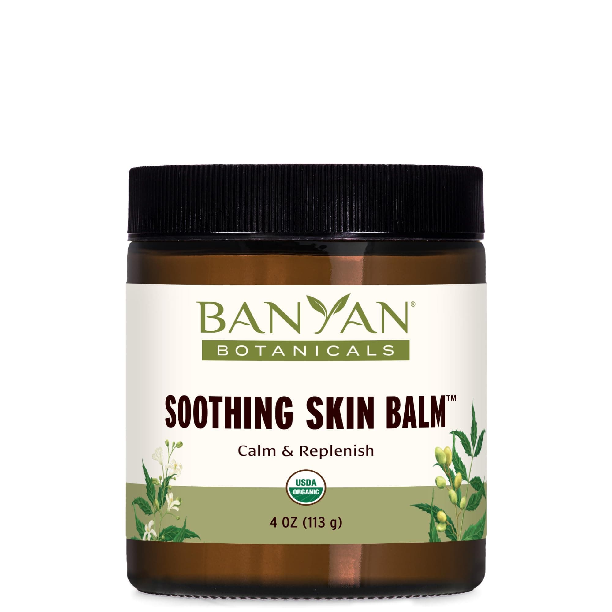 Soothing Skin Balm – Organic Herbal Skin Care Salve with Neem Leaf and Vetiver – Cooling and Soothing Balm For Natural Skin Health – 4 oz – Non GMO Sustainably Sourced Petroleum Free