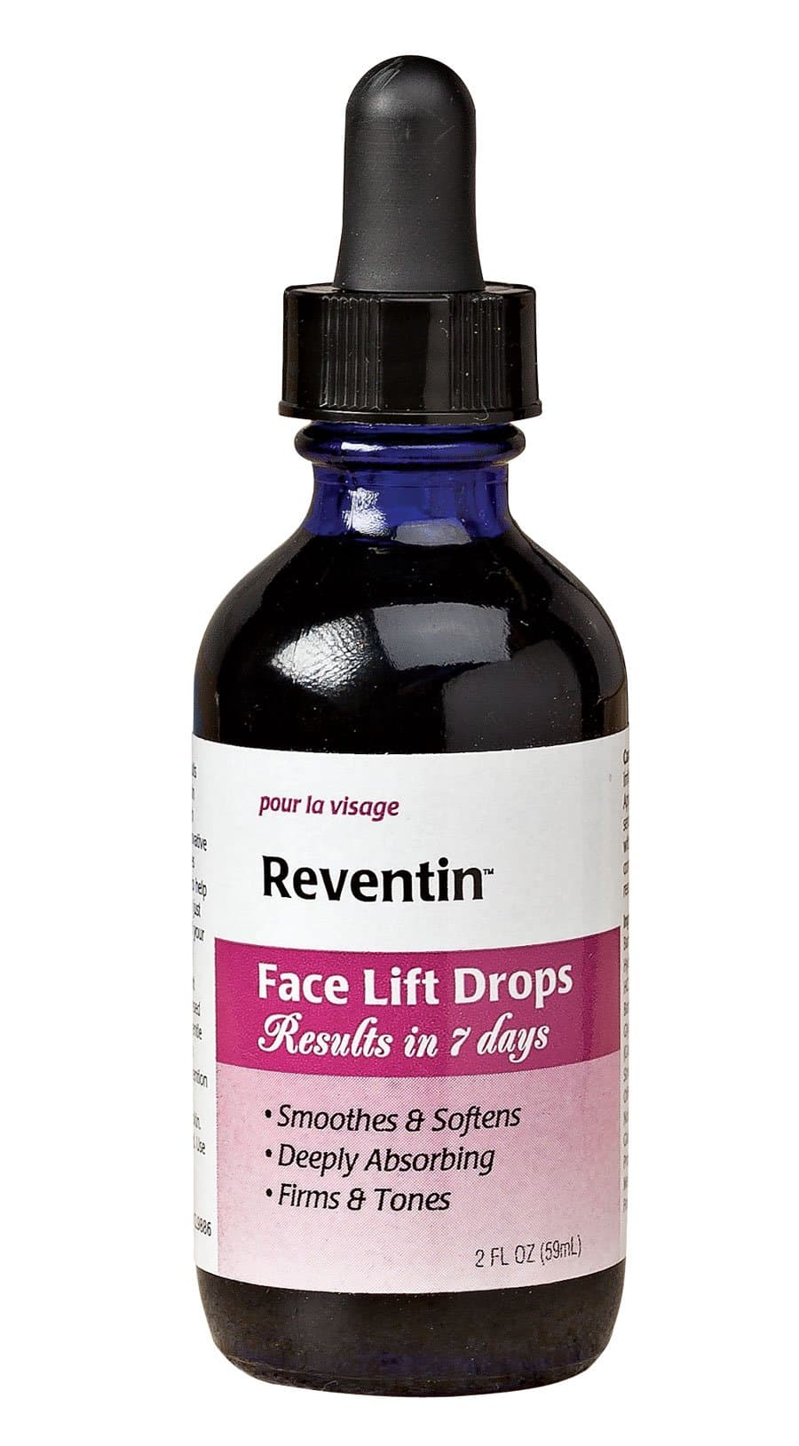 Reventin Face Lift Drop Serum Helps Fight Wrinkles Age Spots and Dry Skin in 7 Days. Diminish Appearance of Wrinkles By 45% in 4 Weeks! 2oz