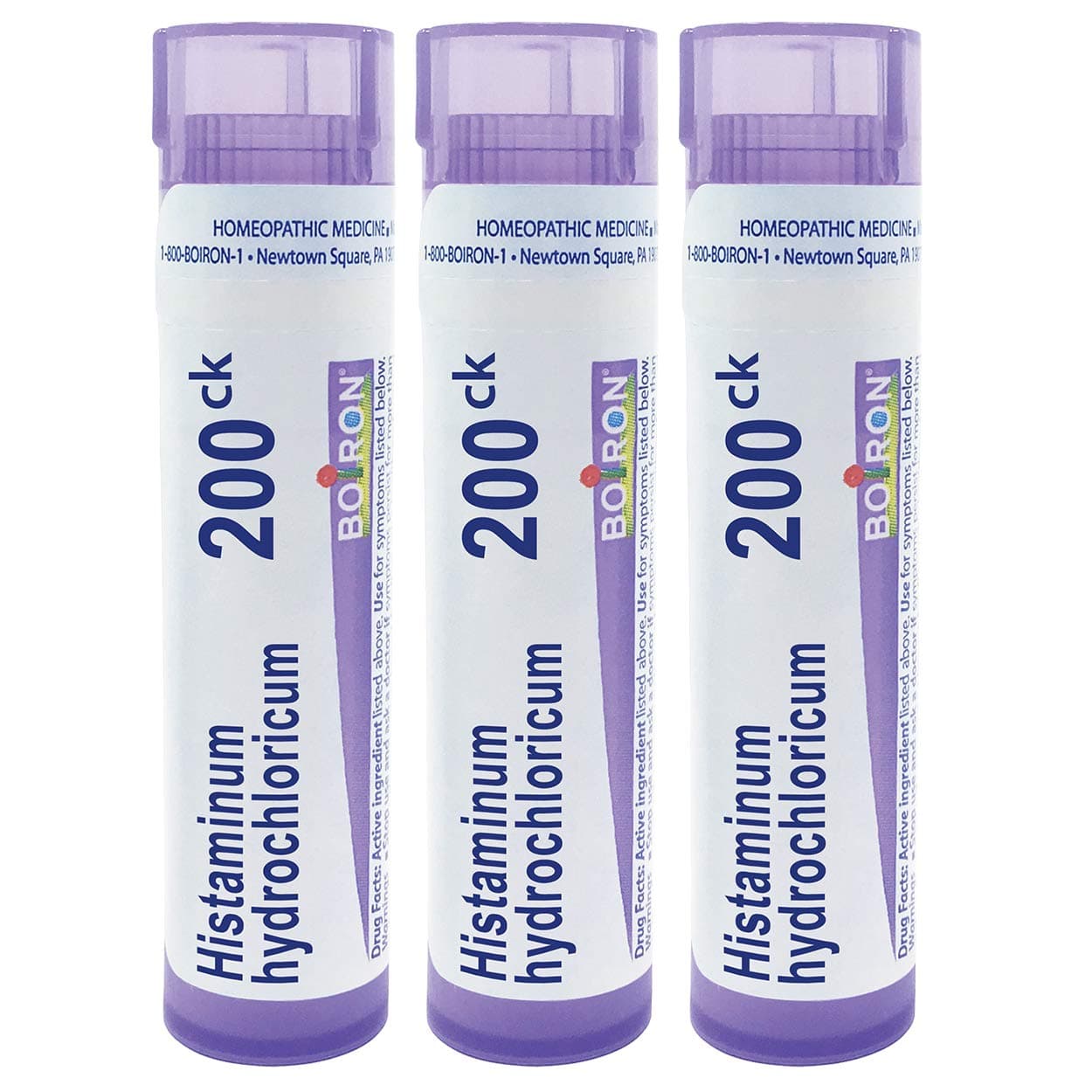 Histaminum Hydrochloricum 200Ck Homeopathic Medicine for Allergies - Pack of 3 (240 Pellets)