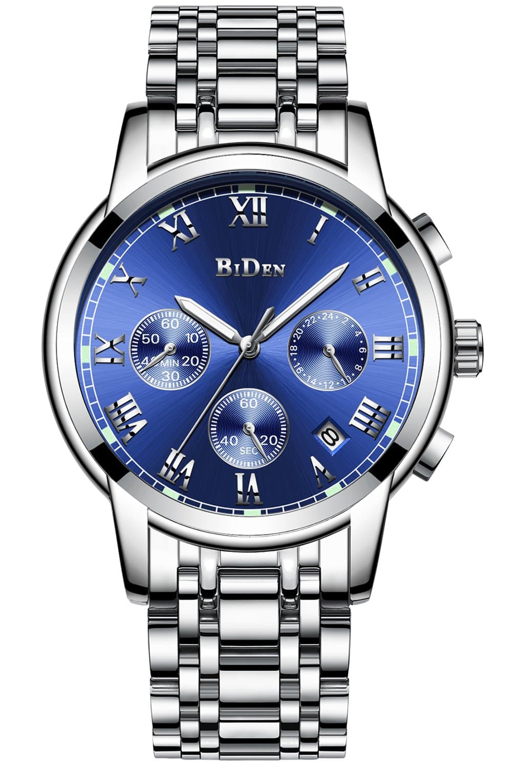 Mens Watches Men Stainless Steel Waterproof Mesh Watch Simple Designer Analogue Stylish Watch Men's Business Black Watches for Men