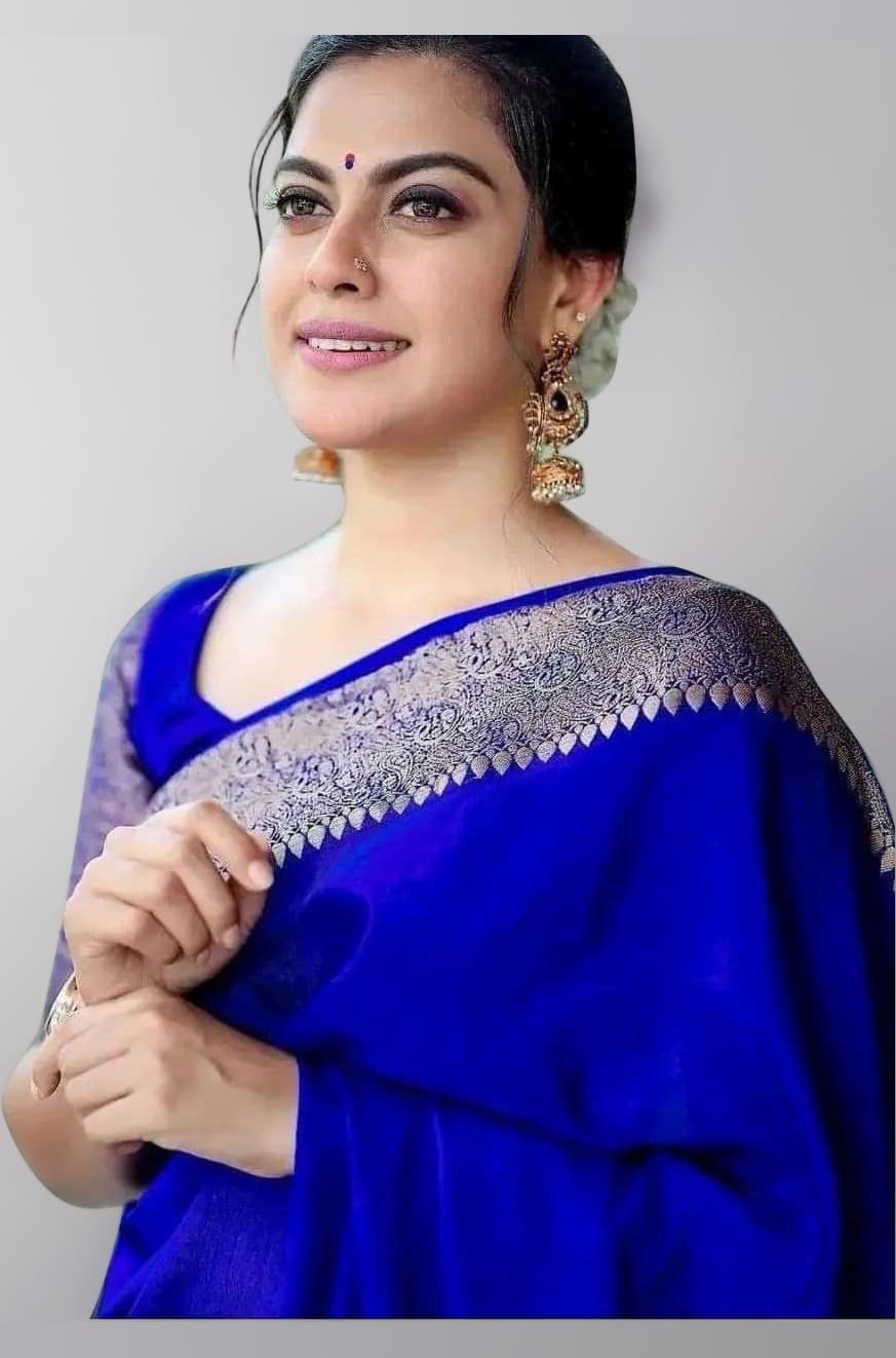 Avantika Fashion Women's Adorable Kanjivaram Soft Lichi Silk Saree With Blouse Piece