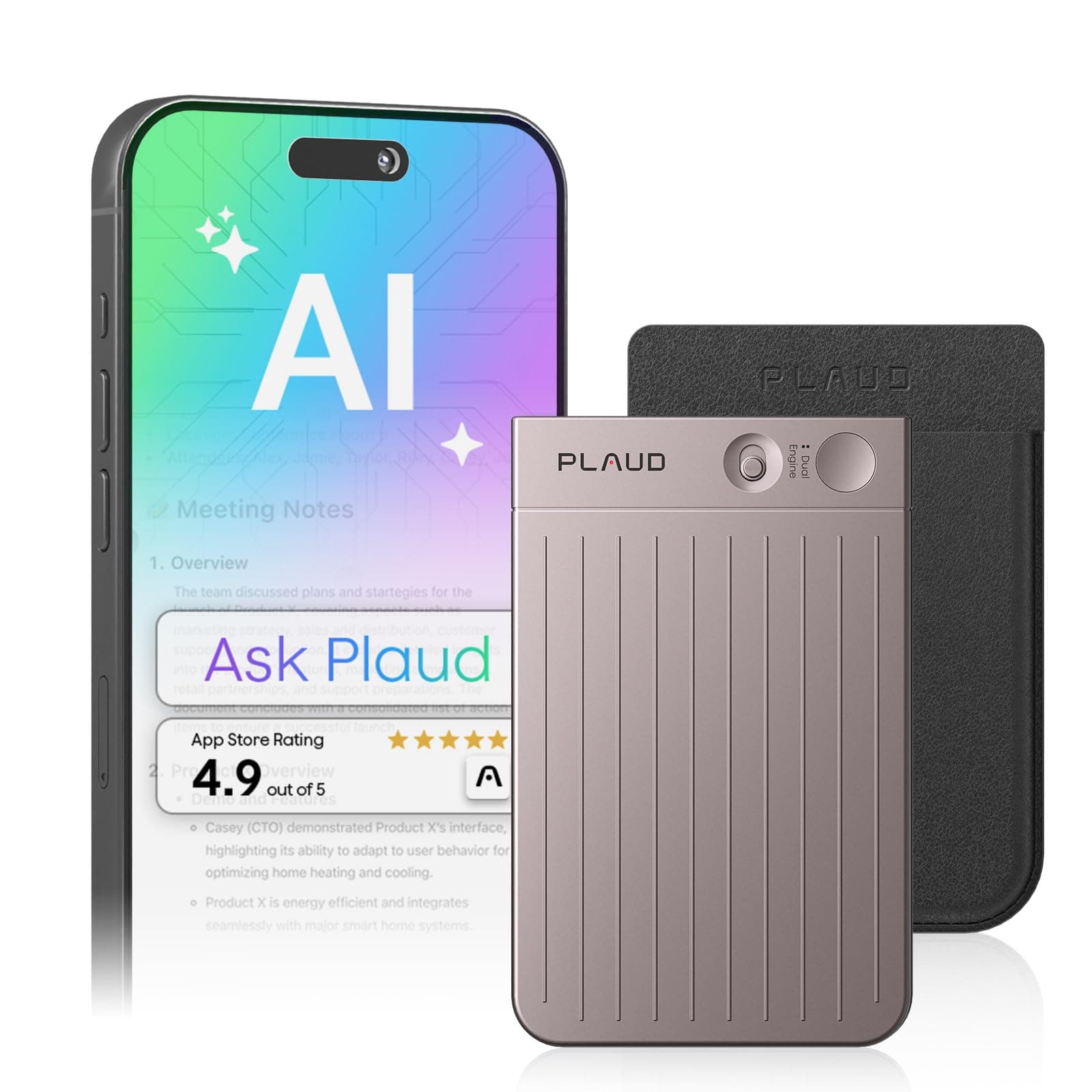 PLAUD Note Pin Starlight PLA-NB100-L