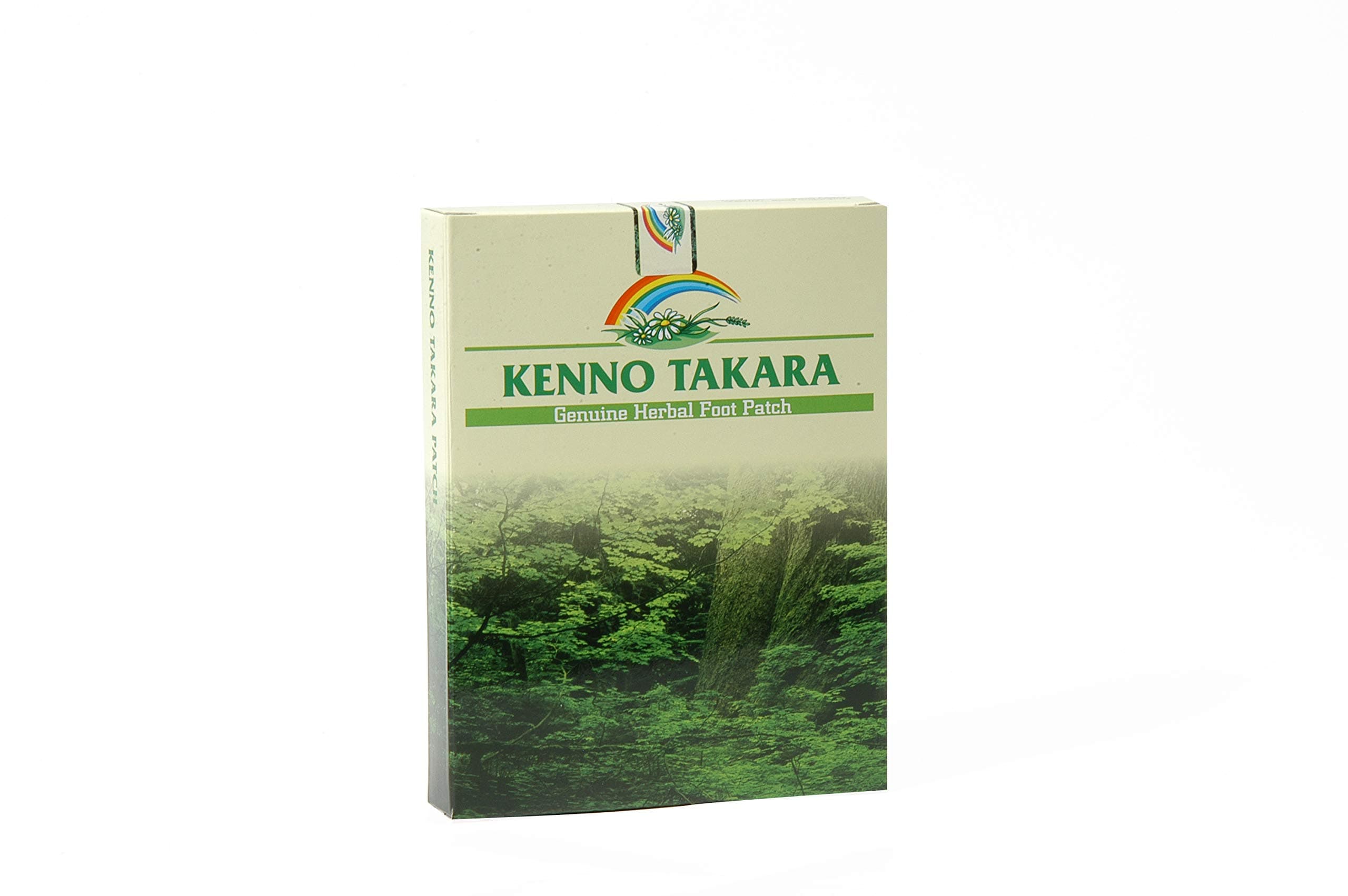 Original Kenno Takara, Detox Foot Patch, All Natural, Vegan from Japan, Detox with Natural Herbs Detox Plaster Foot Pads, Effective Foot Care, Detoxification Treatment with Japenese Bamboo Plaster