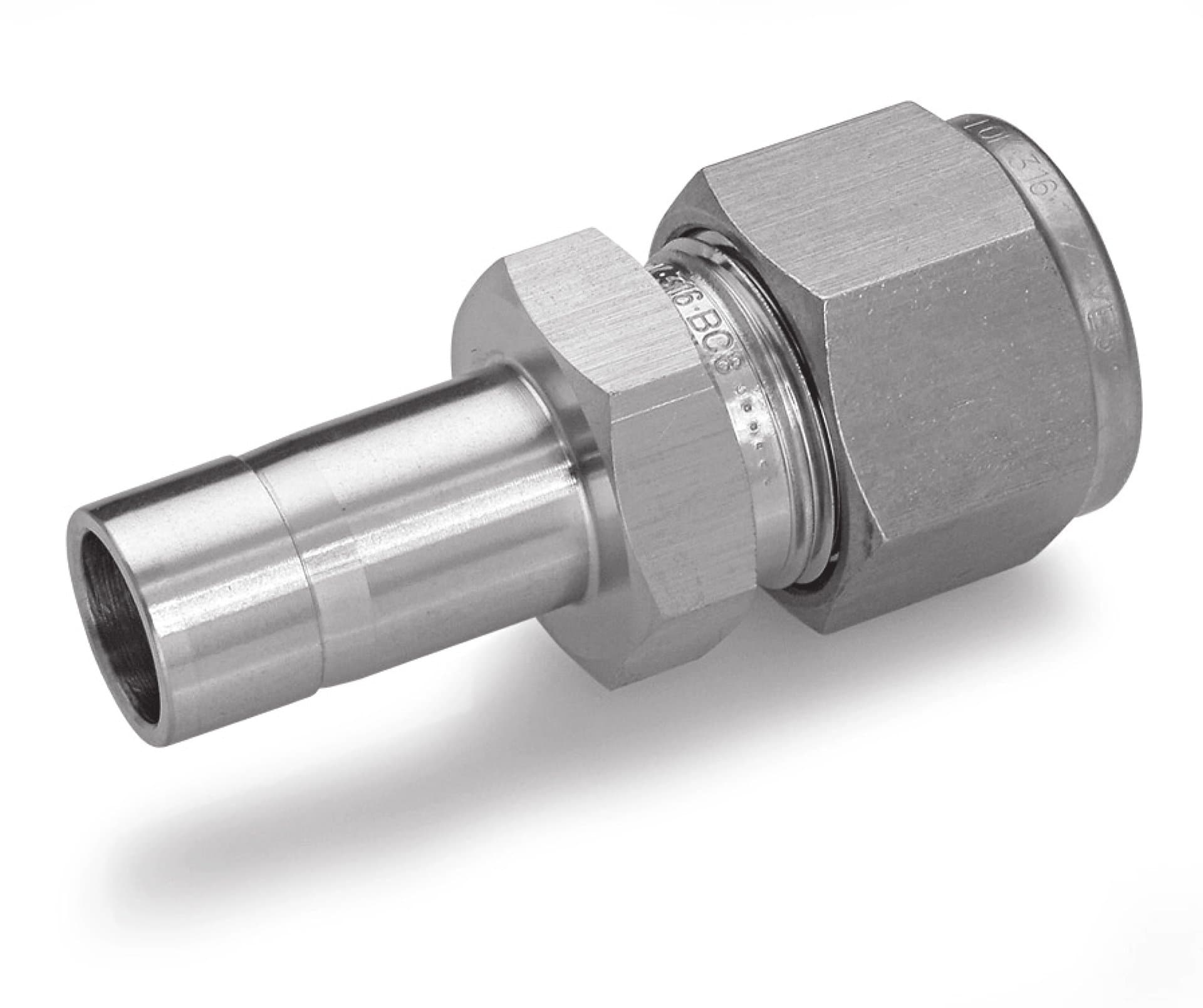 Ham-Let 3001885 Stainless Steel 316 Let-Lok Compression Fitting, Adapter, 1/2" Tube OD x 1/4" Tube OD