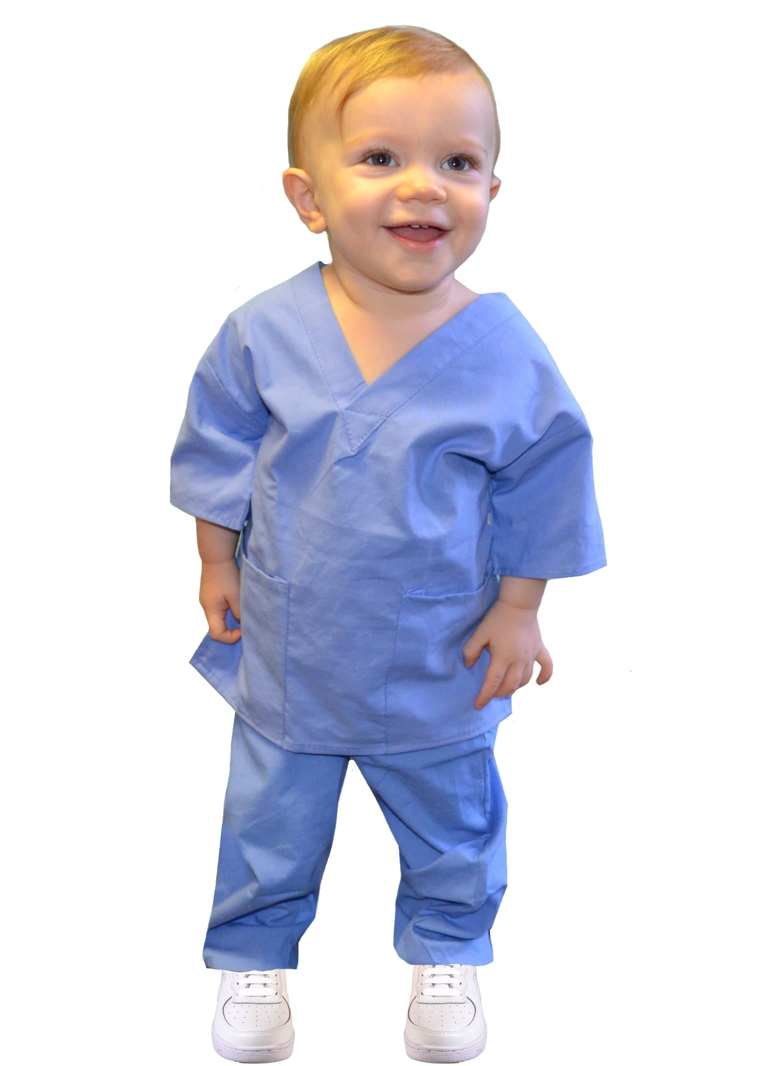 Ceil Blue Toddler Scrubs Doctor Nurse Veterinaian Kids Costume