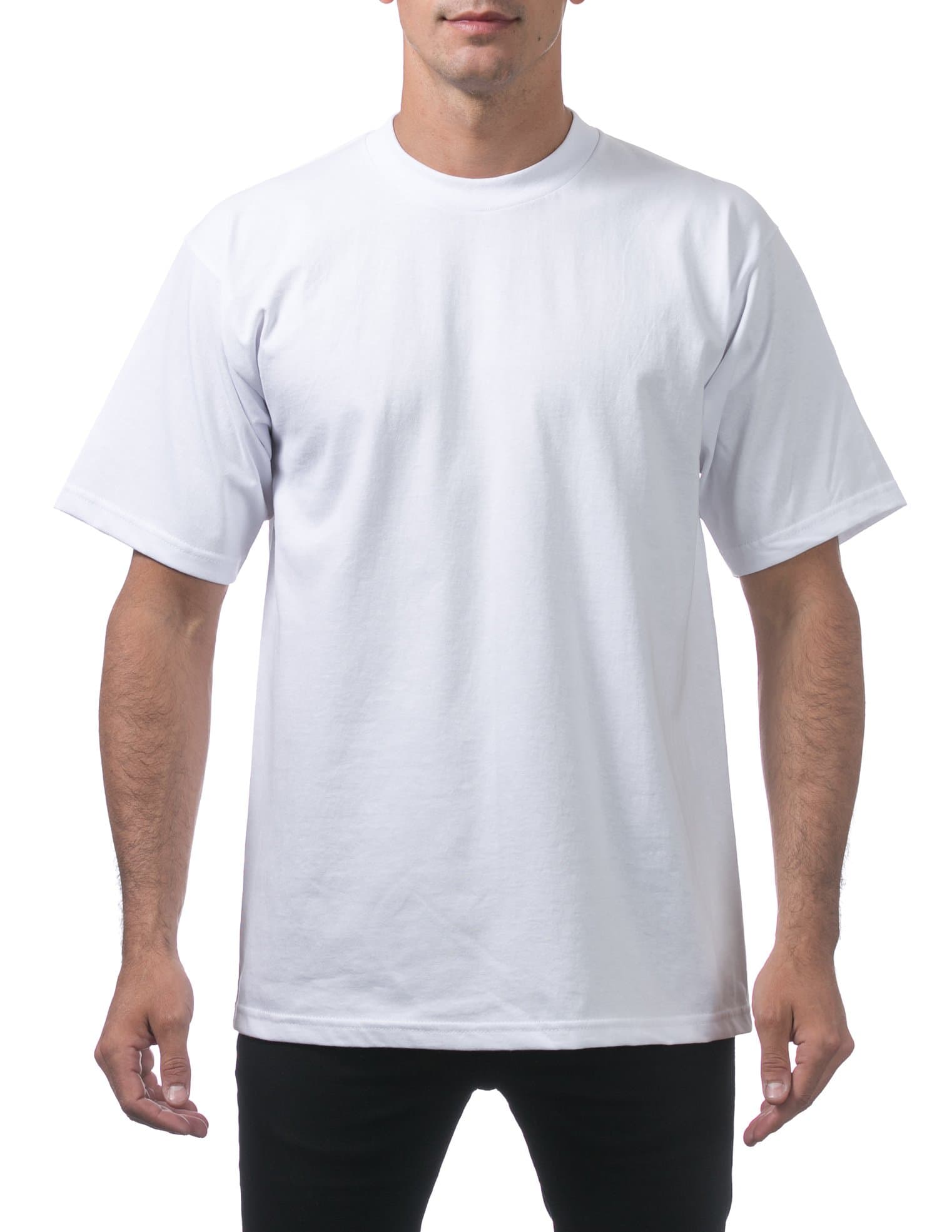 Men's Heavyweight Cotton Short Sleeve Crew Neck T-Shirt