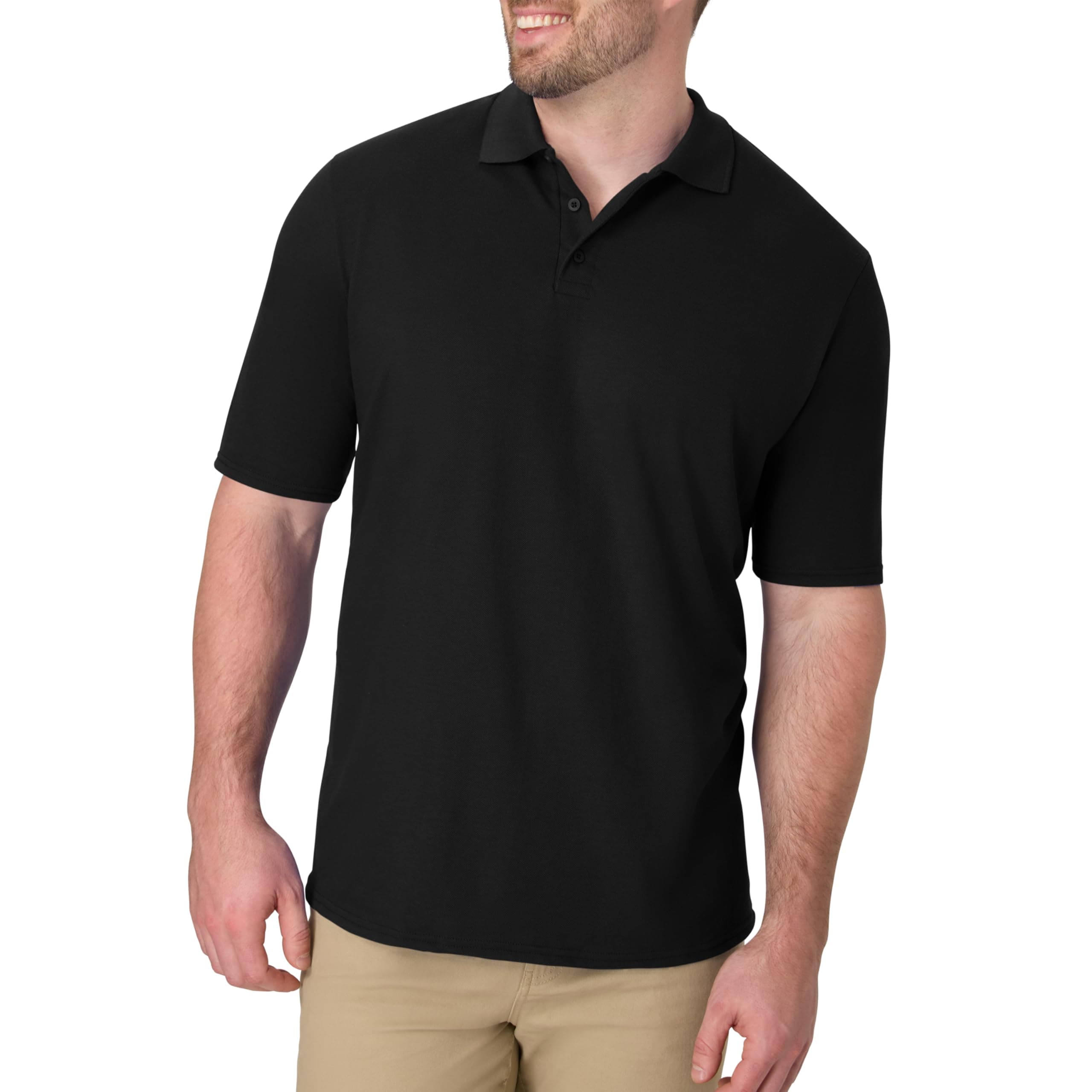 Men's Men's X-Temp W/Fresh Iq Short Sleeve Pique Polo Shirt Polo Shirt