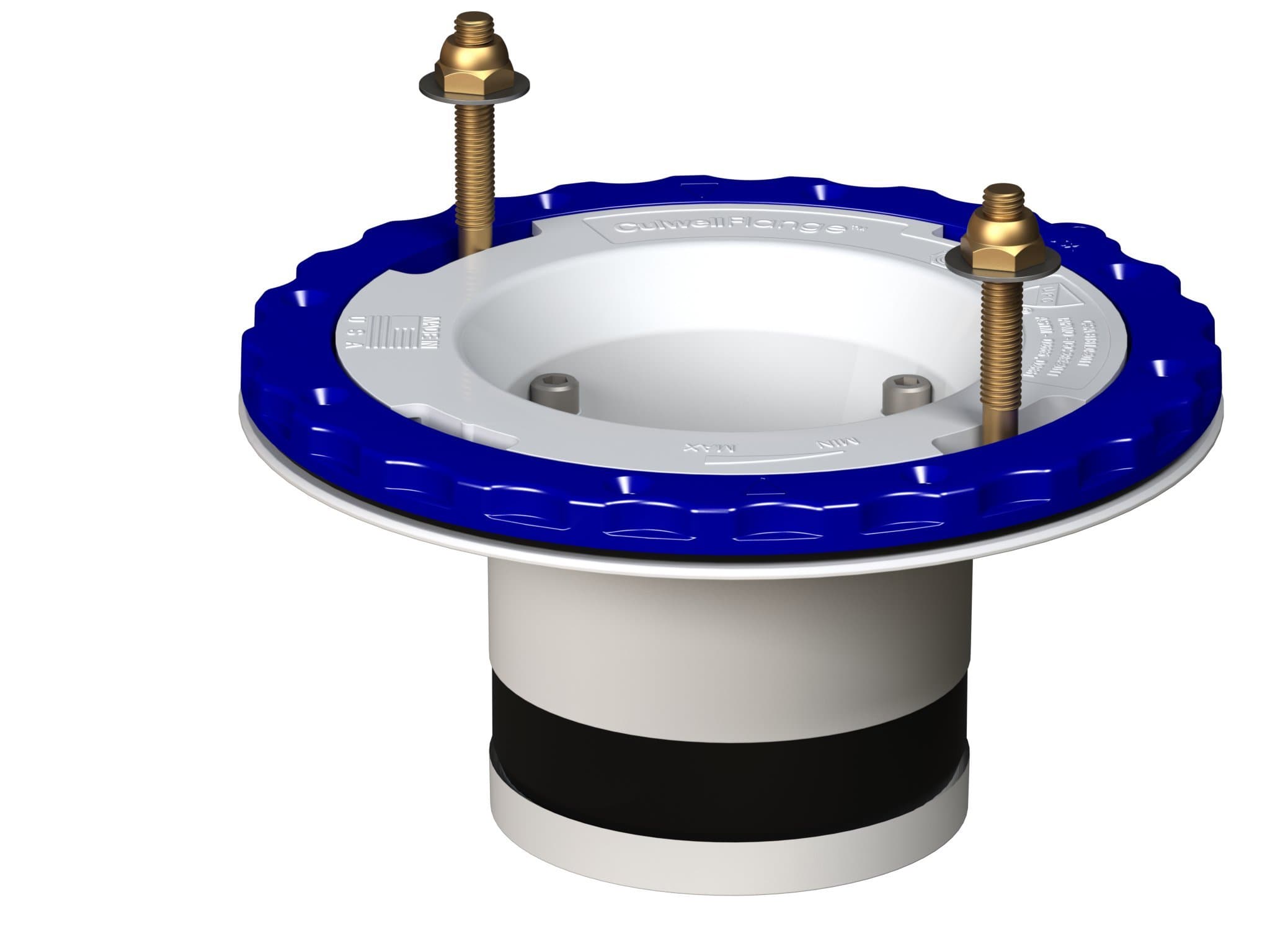 PC4 Floor Protecting Toilet Flange, 4", 16 Piece