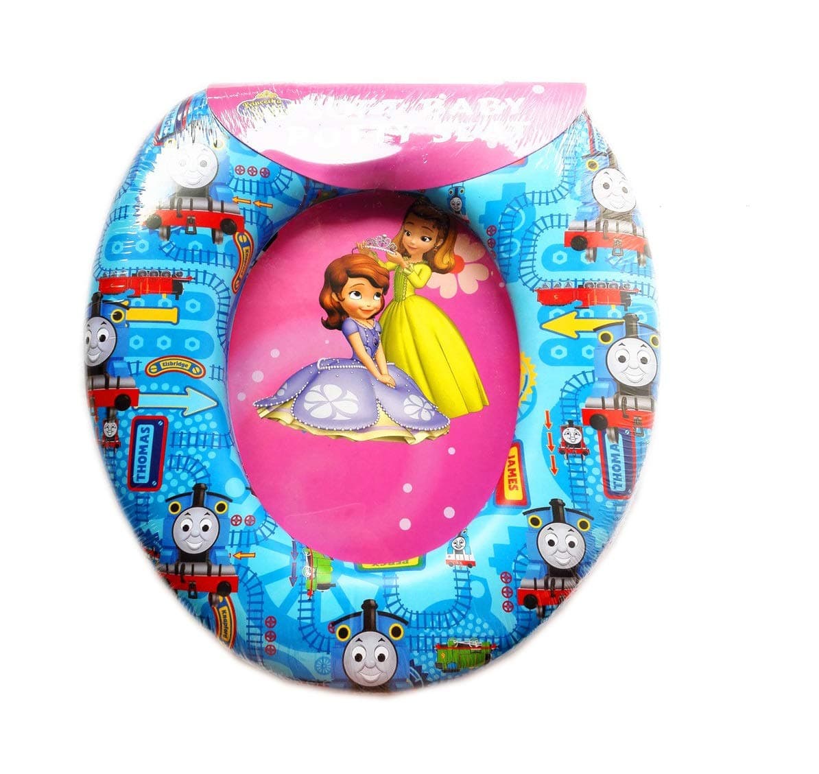 Child's Soft Cushioned Toilet seat (with Cartoon Characters) (Training Seat) (Portable Potty) (Thomas The Tank Engine)