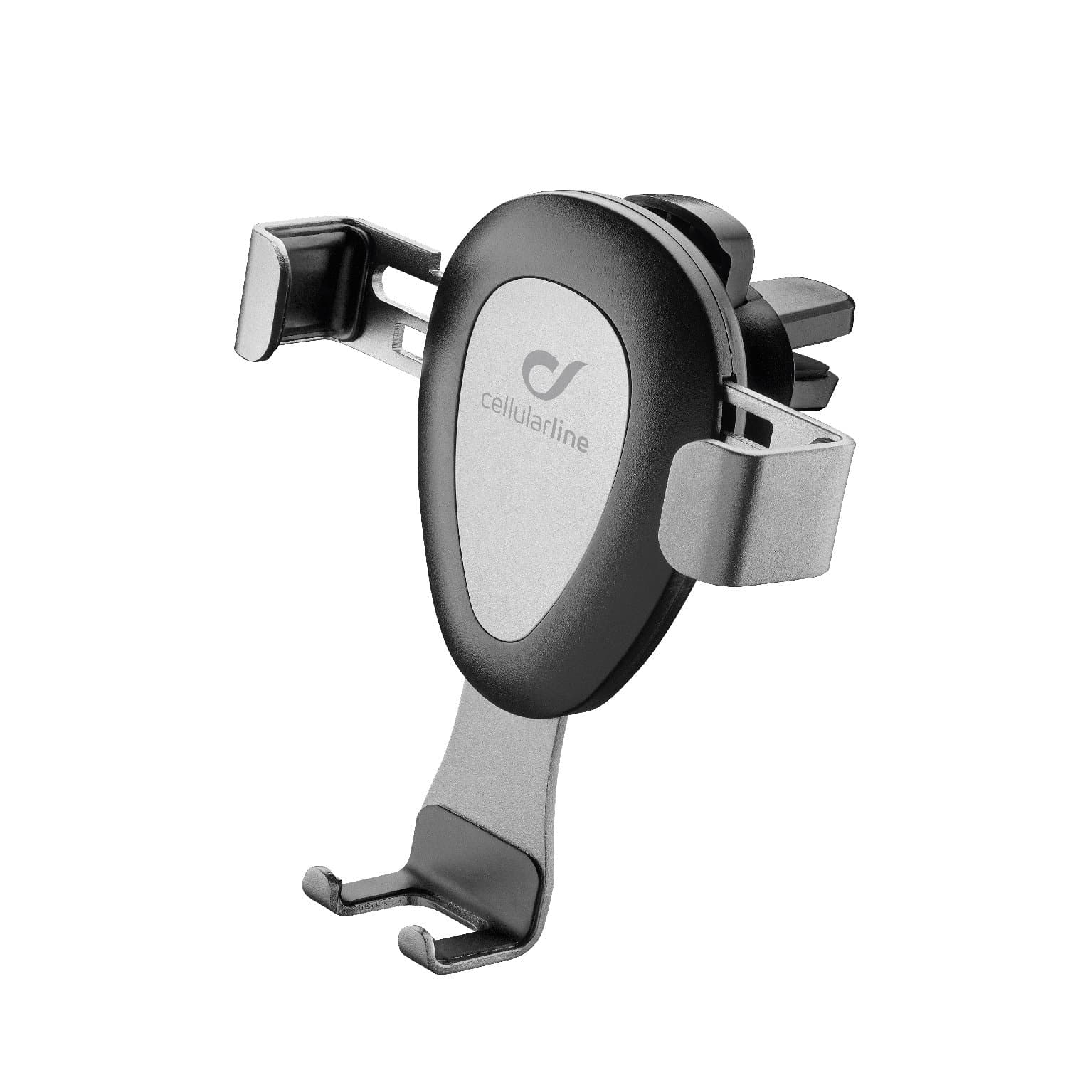 cellularline HANDY WING PRO K Universal Car Holder for Air Vent, Black, Gray