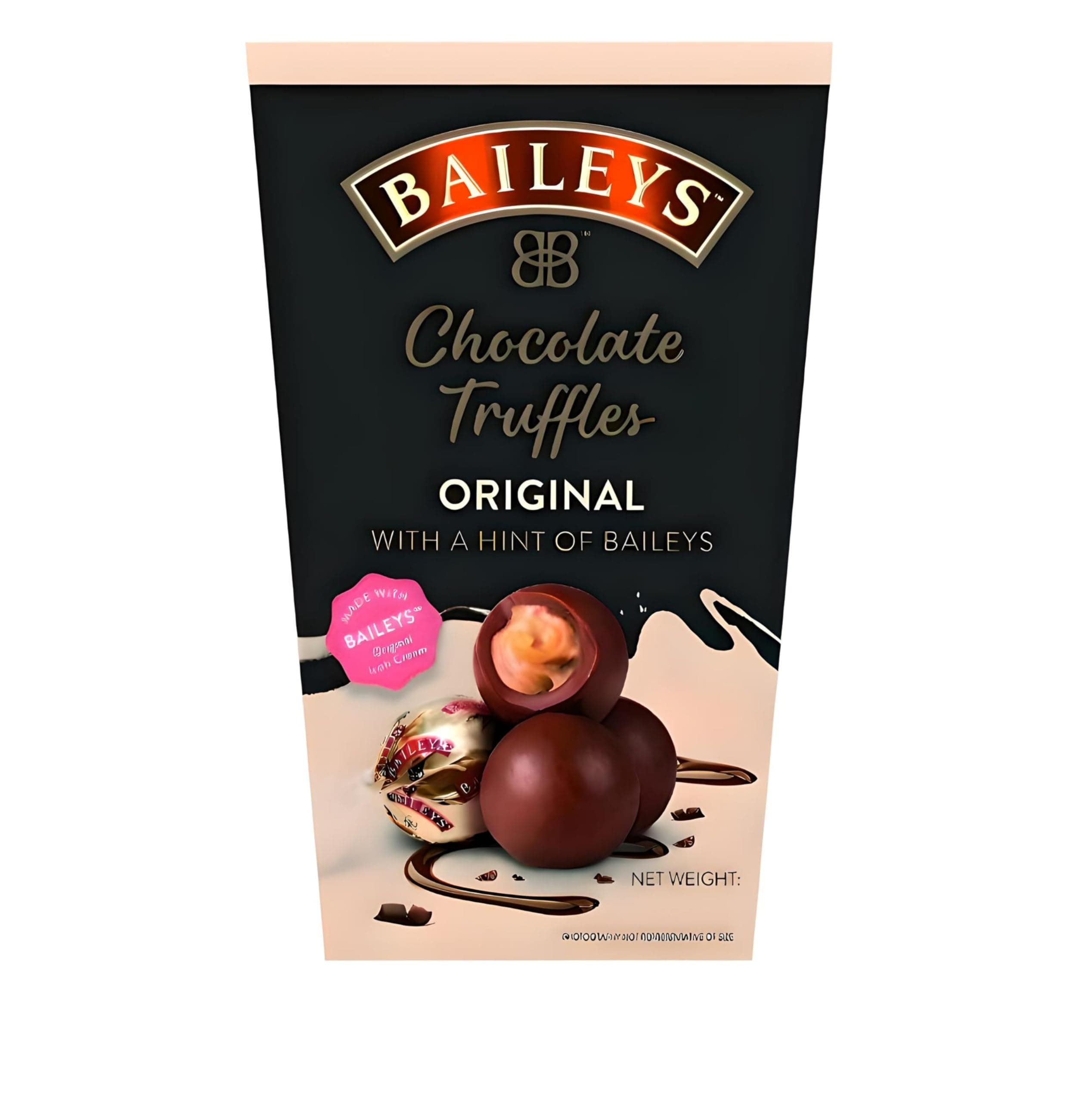 Milk Chocolate Truffles 135g Smooth Melting Original Irish Cream Center Filled Candy 135g Box