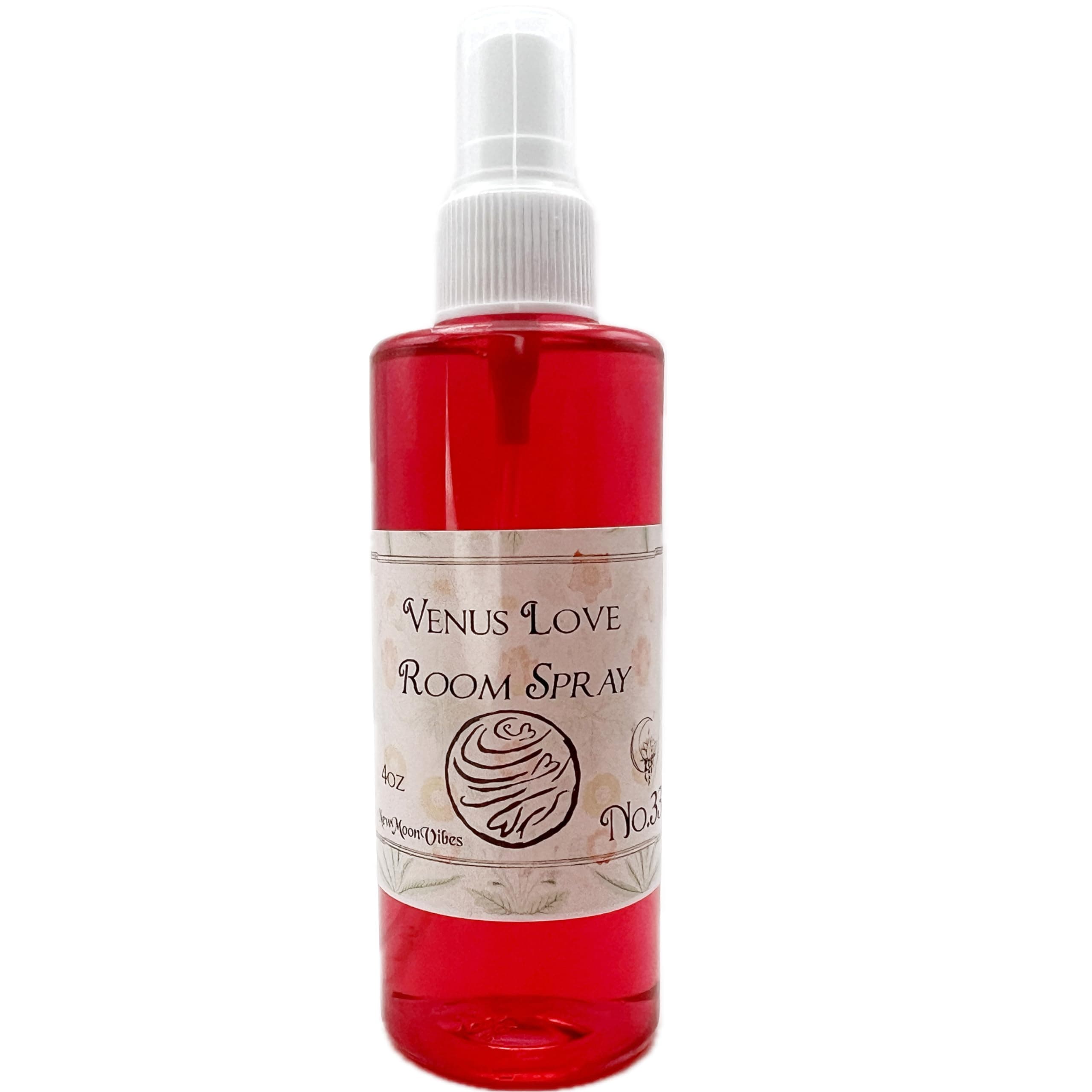 Venus Love Room Spray by New Moon Vibes- Romance Goddess Passion Desire Attraction Adoration Affection Spells Conjure Rituals - Handmade with Essential Oils -Wicca Pagan Hoodoo Magick Manifestation
