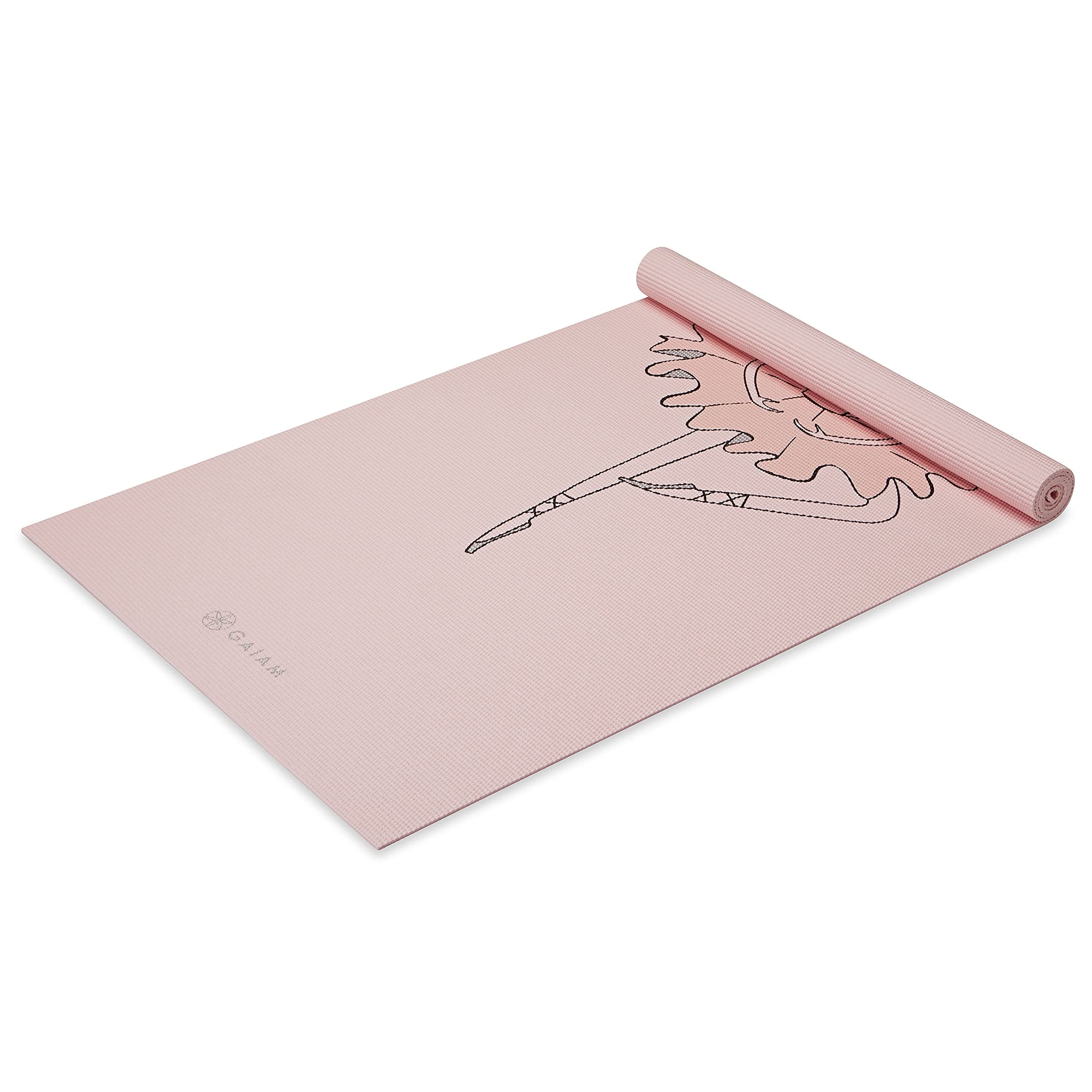 Gaiam Kids Yoga Mat Exercise Mat, Yoga for Kids with Fun Prints - Playtime for Babies, Active & Calm Toddlers and Young Children (60" L x 24" W x 3mm Thick)