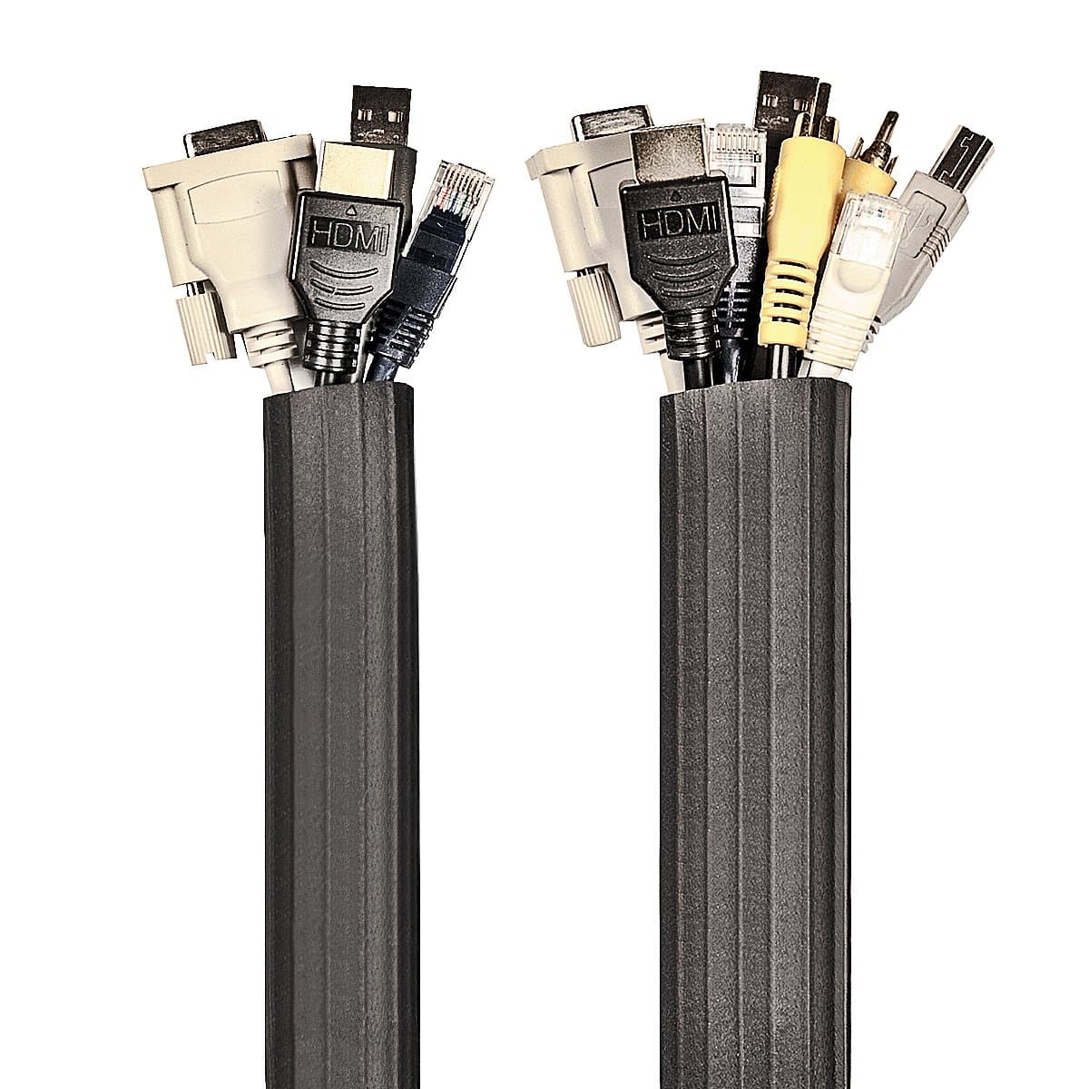 UTW-FCW12-BK 12-Feet Flexi Cable Wrap, Black