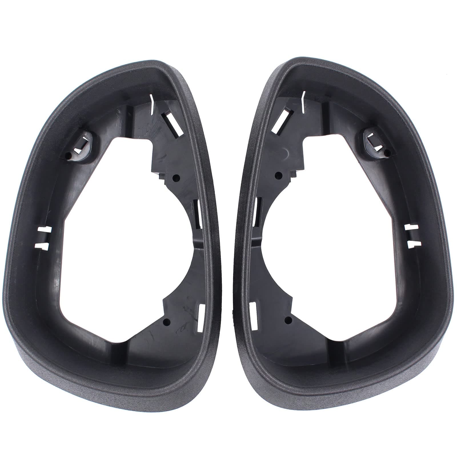 Door Wing Mirror Frame Cover for Ford Fiesta MK7 2008-2017 Rearview Mirror Cap Left and Right Side Pair