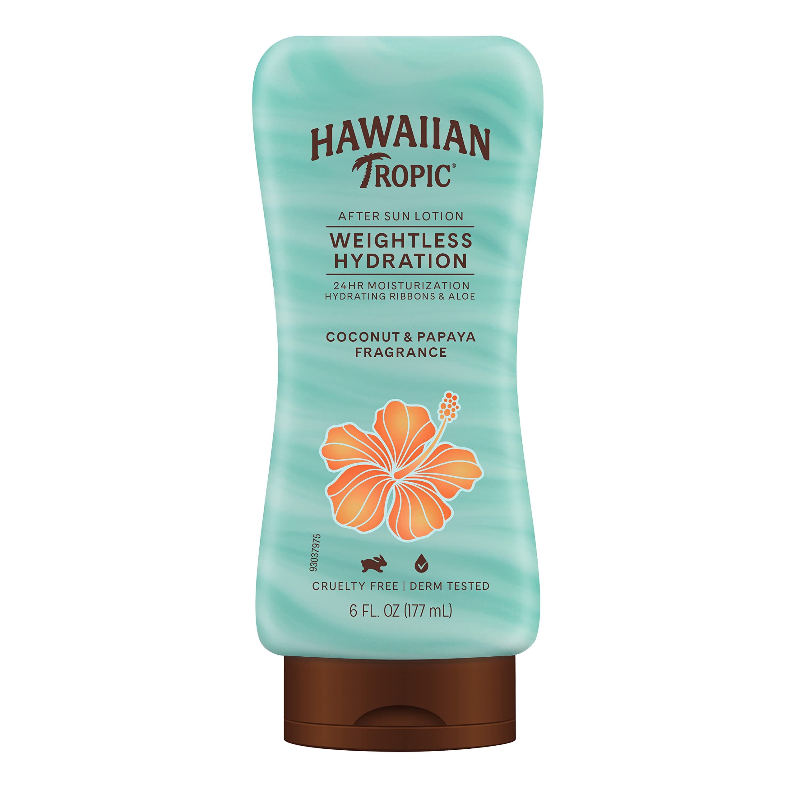 Hawaiian Tropic Silk Hydration Weightless After Sun Lotion - Coconut Papaya Fragrance 177ml, White, 6 Ounce