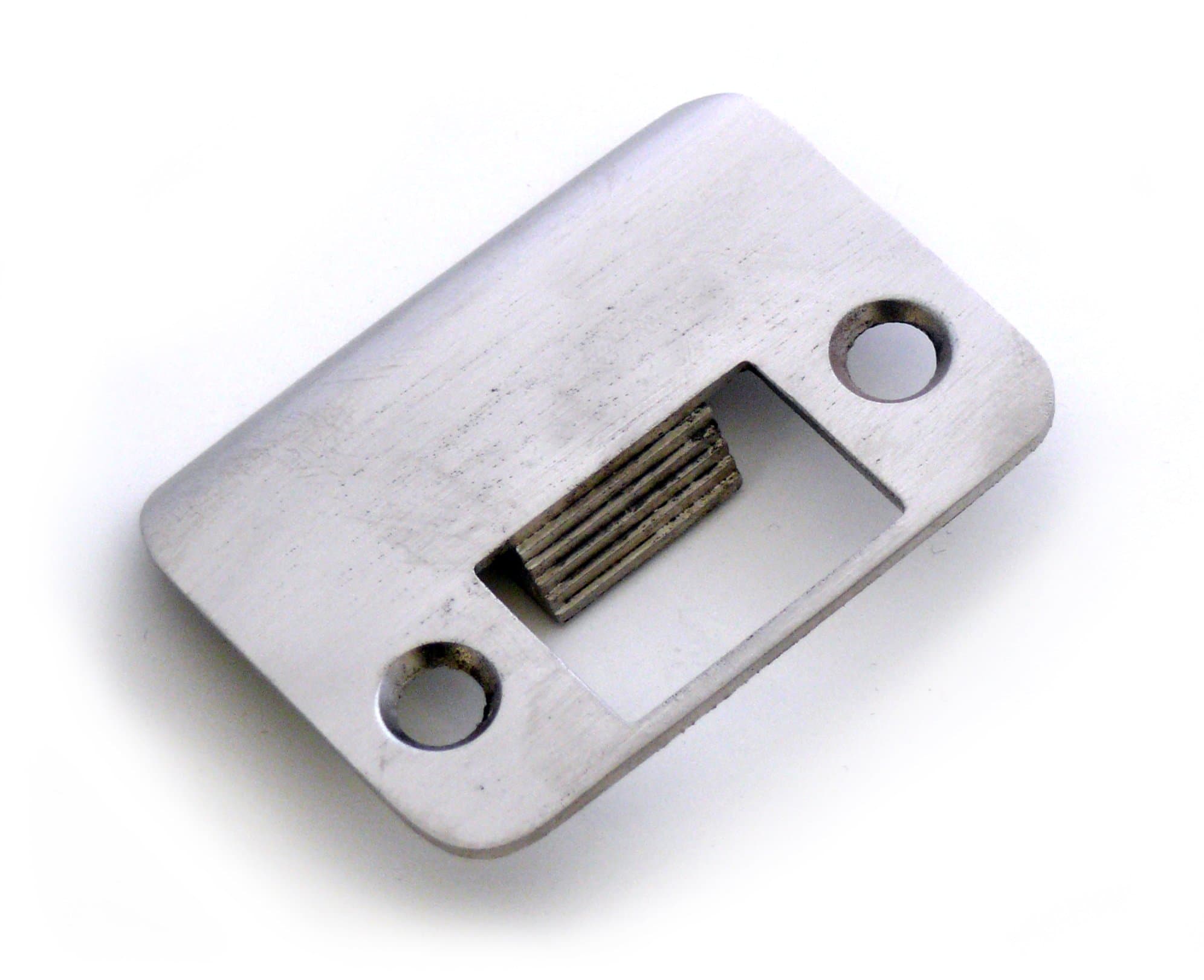 Nickel Door Tite Ratchet Style Door Strike Plate Hardware | Draft Stopping Automatic Tightening