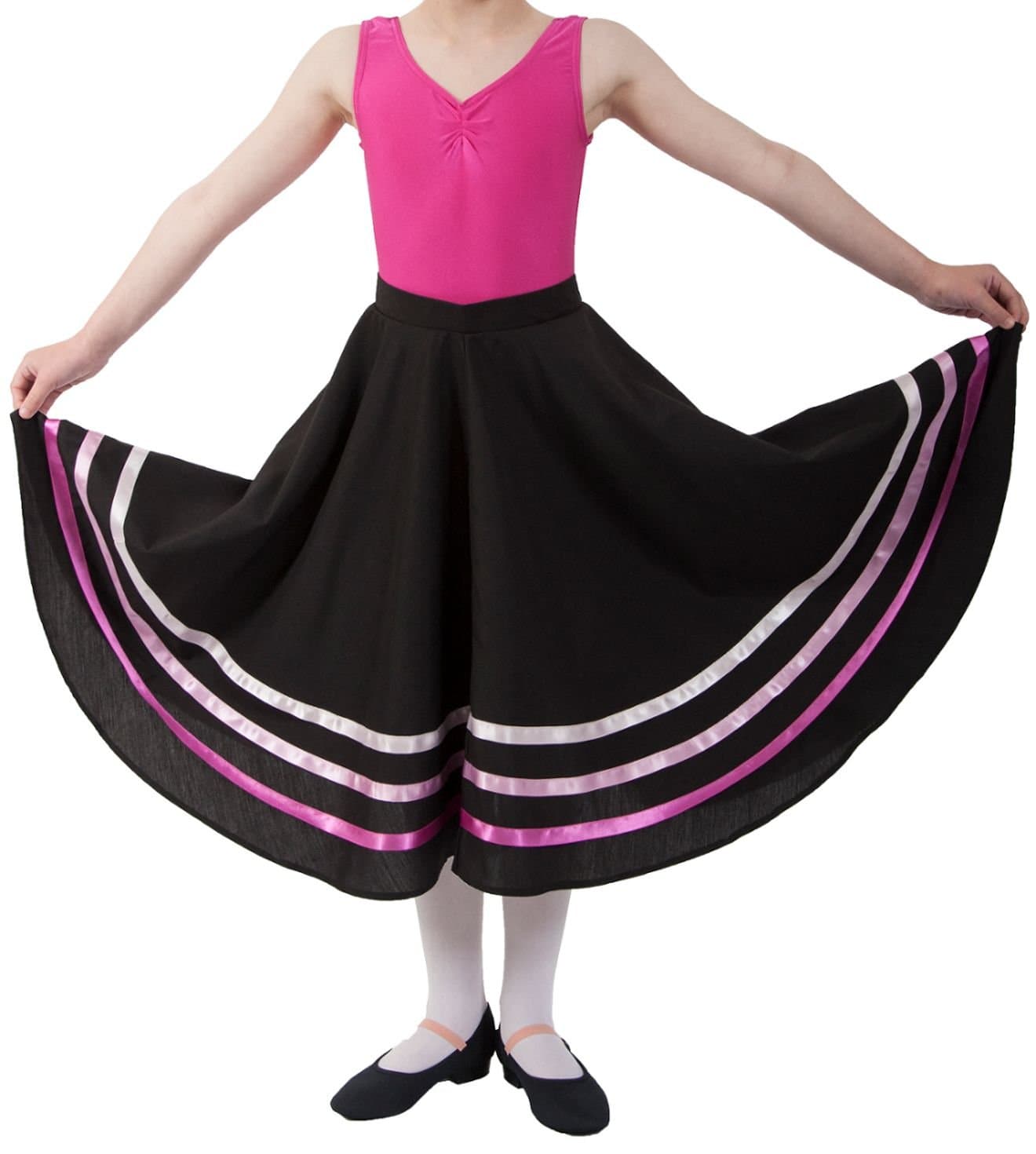 Dancing DaisyGirls Ballet Dance Character Skirt RAD Style Coloured Ribbons