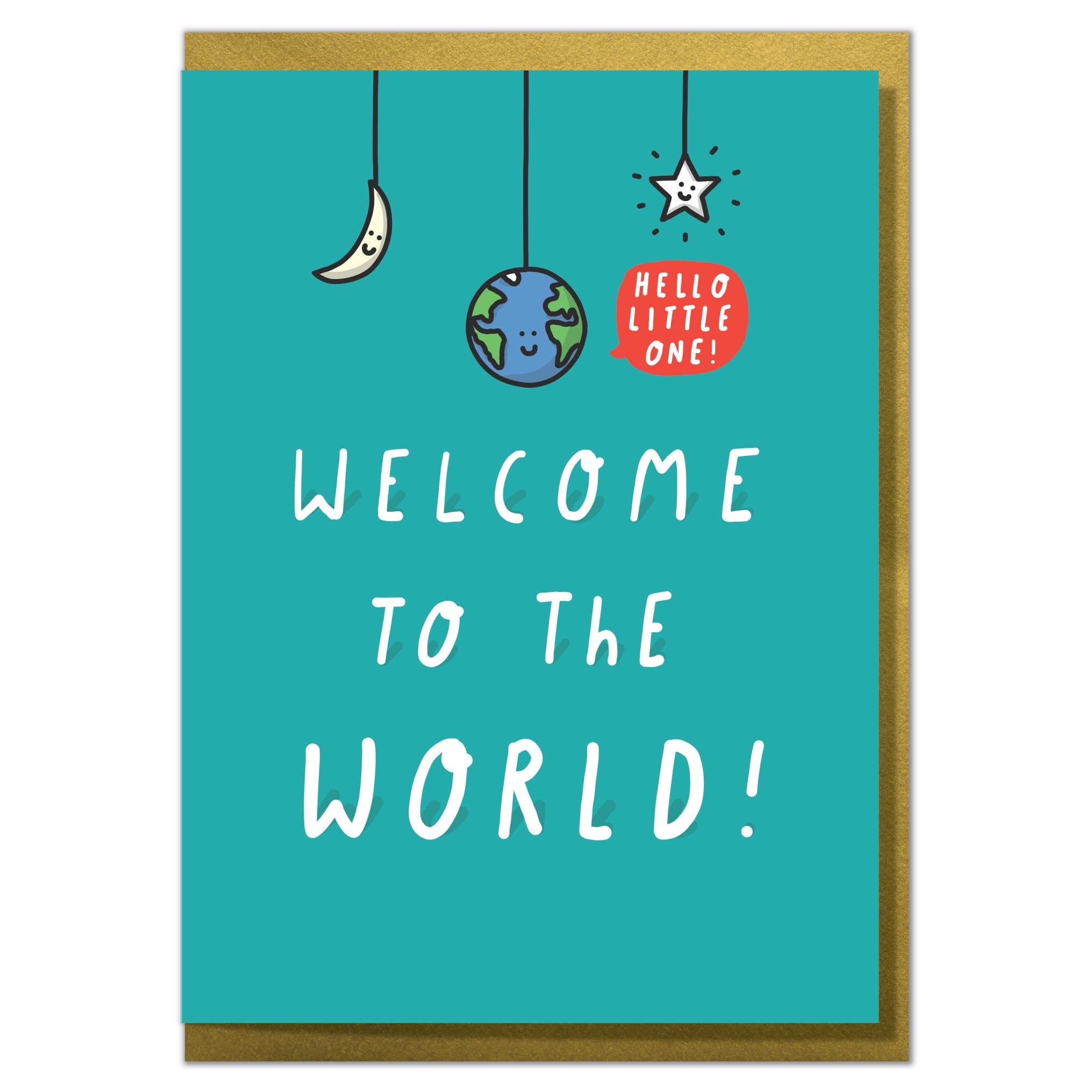 Welcome to The World! Cute New Baby Card
