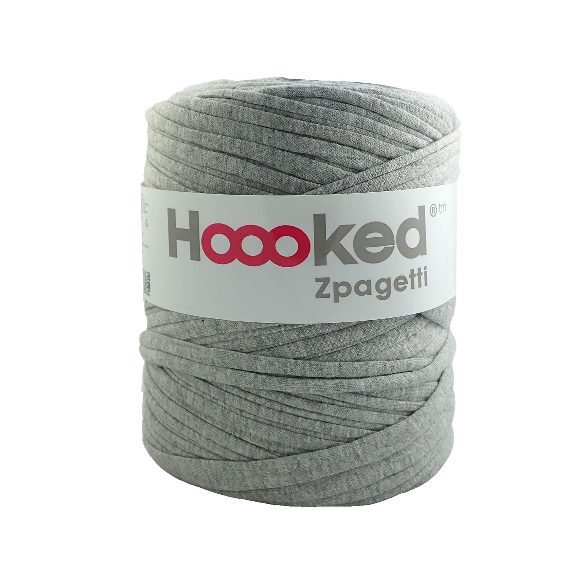 Zpagetti Grey Cotton T-Shirt Yarn - 120M 700g