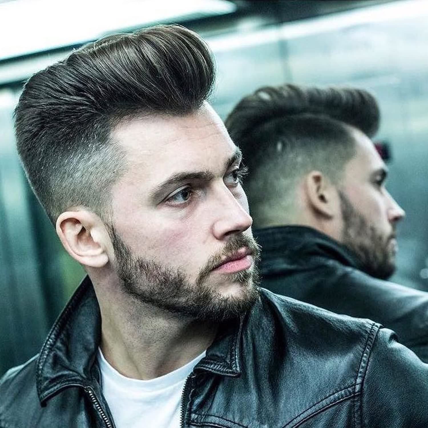 Voloria Rossy&Nancy Human Hair Men's Toupee Replacement Hairpiece Silk Straight Thin Skin Man Wigs 130% Density Natural Black Color