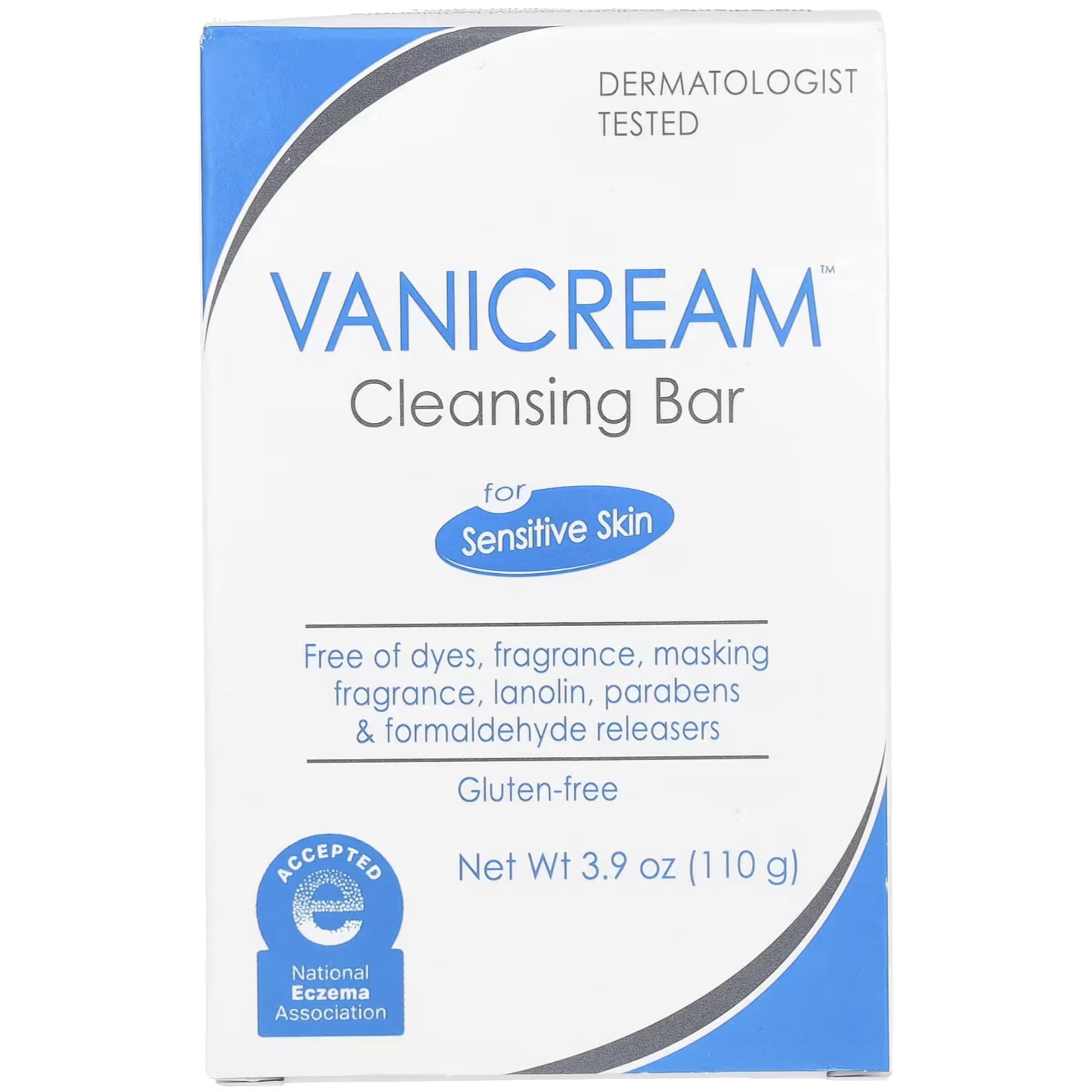 Vanicream Cleansing Bar 3.9 Oz (110 G) Pack of 4 by Vanicream