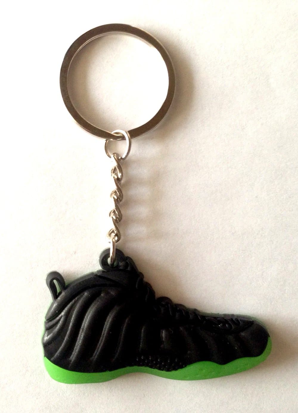 Foamposite One Pro Neo Lime Green Penny Hardaway Sneakers Shoes Keychain Keyring AJ 23 Retro Air Jordan