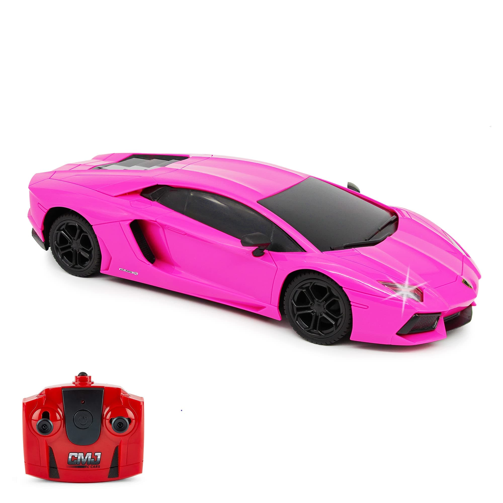 Pink Lamborghini Aventador Pink LP700-4 Officially Licensed Remote Control Car
