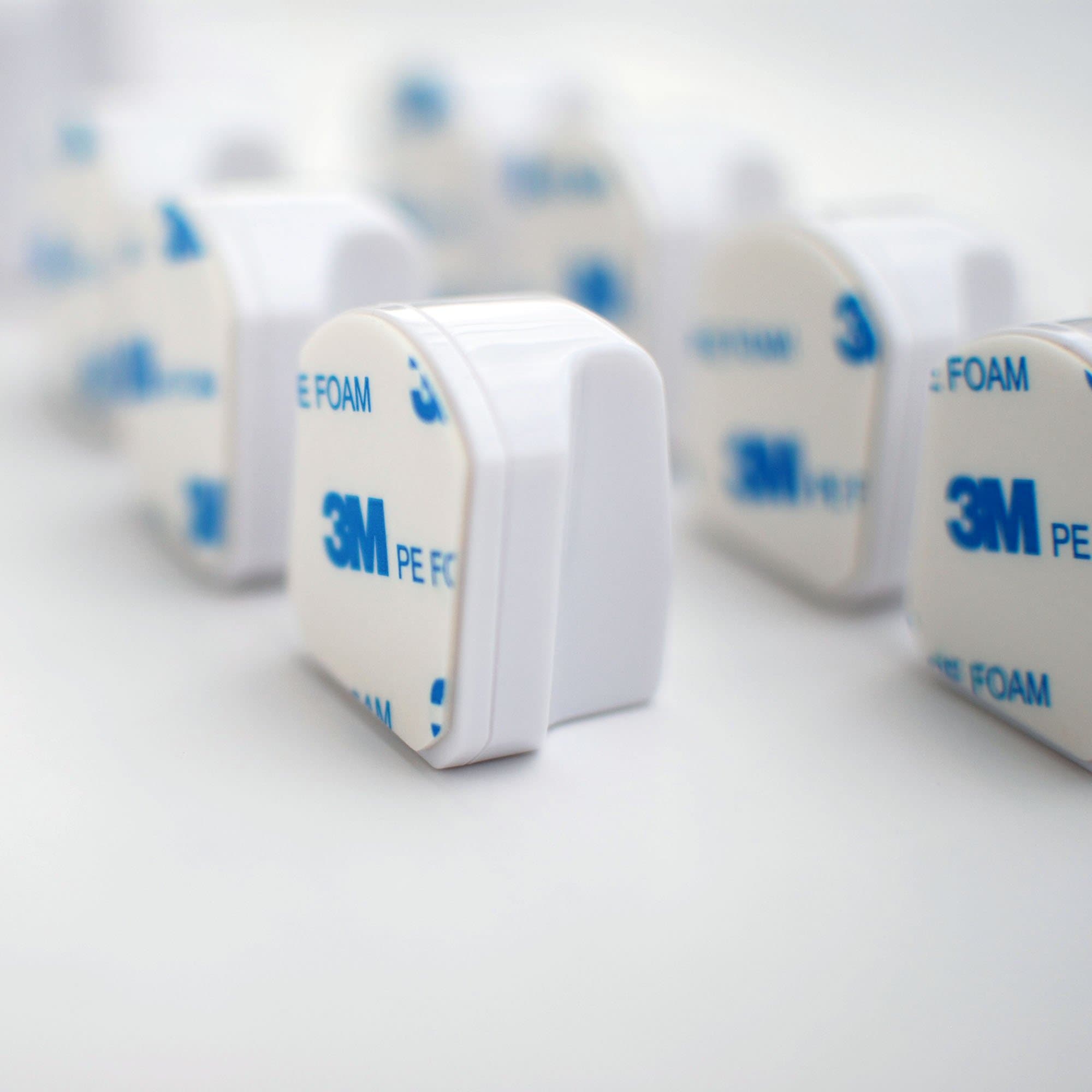 Clearance Price 8 Locks + 2 Keys Safety Magnetic Child Cabinet Lock | Babyproof Lck | Simple One Hand Babyproofing | 3M Adhesive Tape Easy to Install Children Locks Wont Damage Furniture Drawers