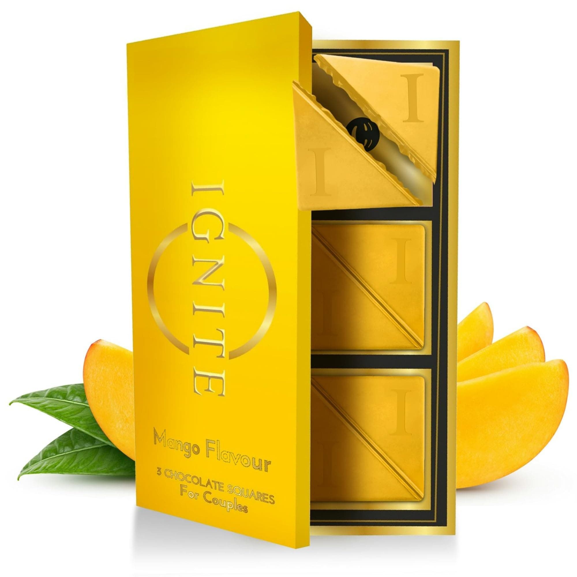- MBDH Wellness Ignite Chocolate Bars- Alphonso Mango Flavor Chocolate Squares Crafted With Fine Ingredients For A Unique Flavor Experience Ideal For Sharing,181 Grams
