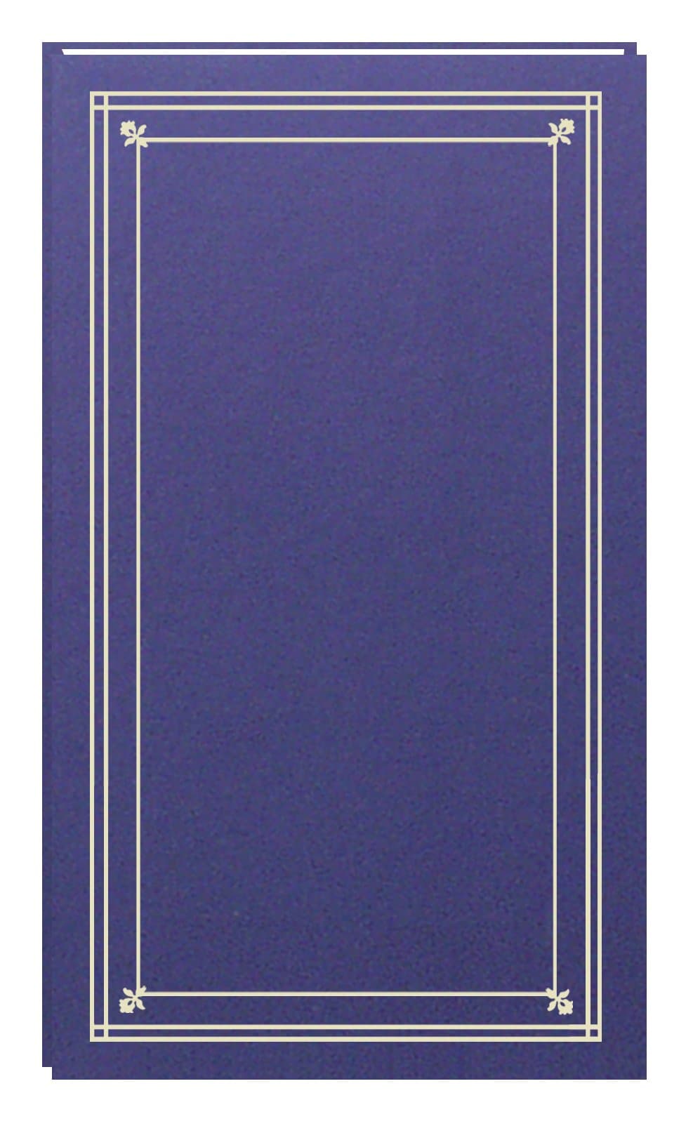 Pioneer Photo AlbumsJpf-46/Bb 204-Pocket Post Bound Slim Line Leatherette Cover Album For 4 By 6-Inch Prints, Bay Blue