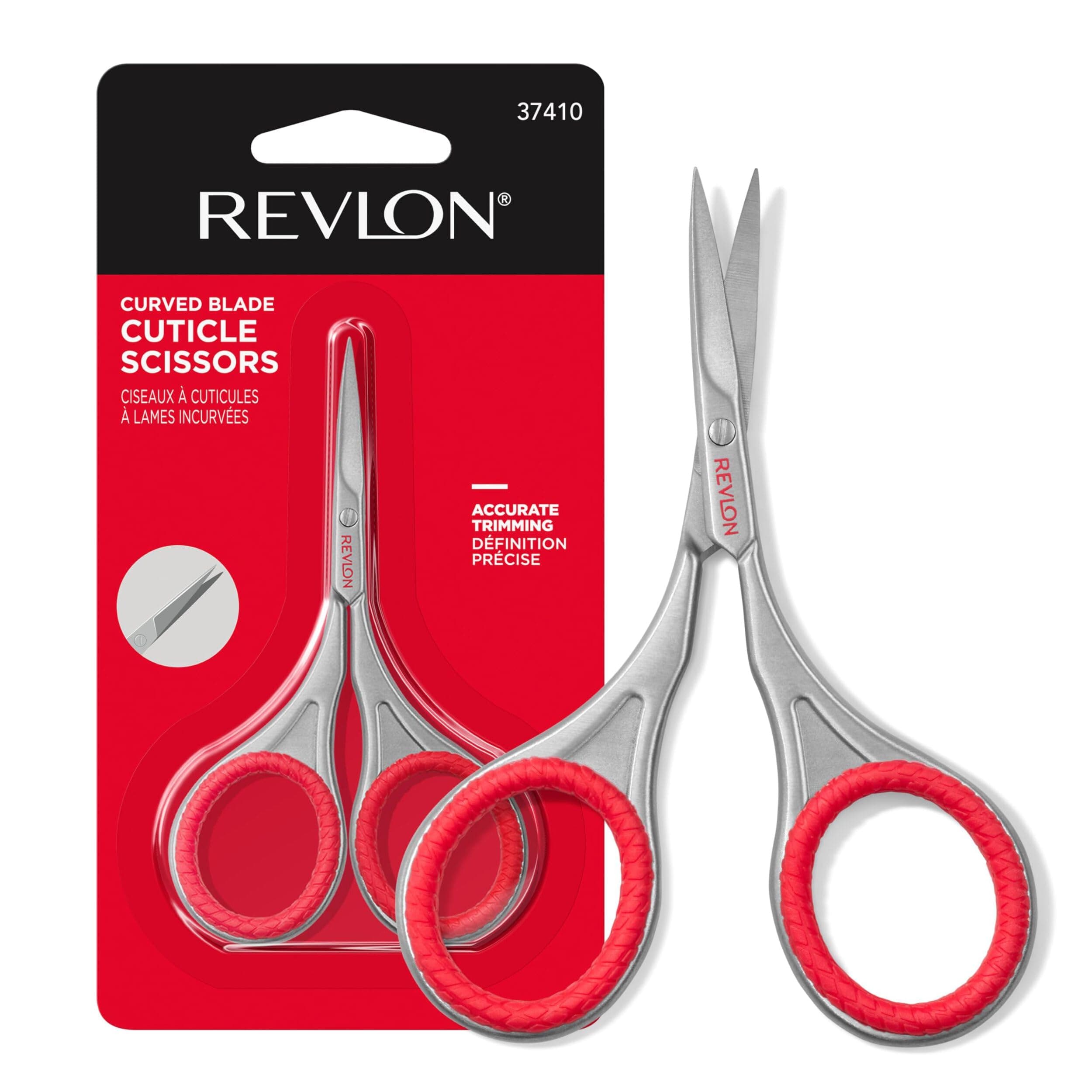Nail Scissors, Curved Blade, Made with Stainless Steel