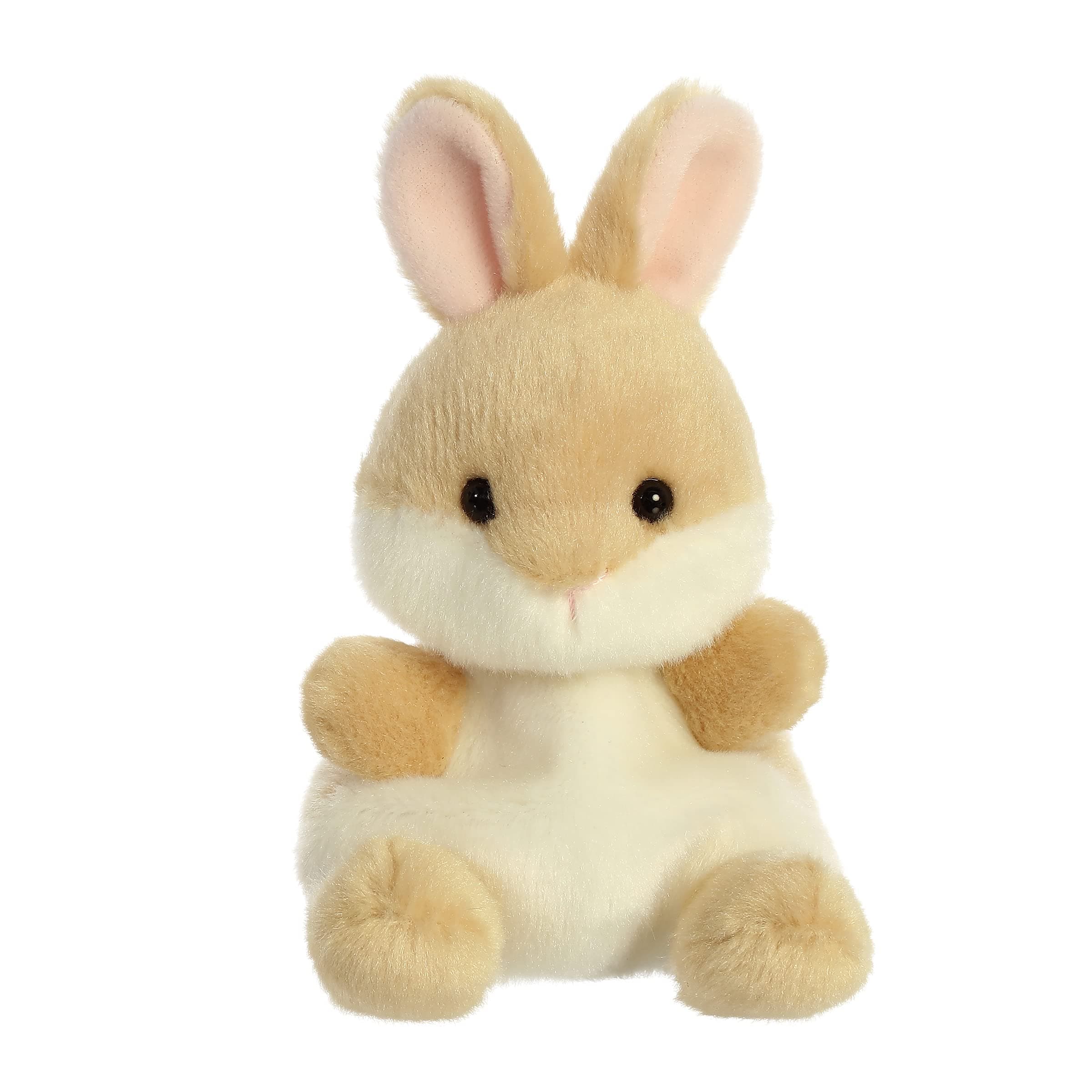 Aurora® Adorable Palm Pals™ Ella Bunny™ Stuffed Animal - Fun Collectible Plush for Kids and Adult Collectors - Perfect for Decorating Rooms and Birthday Gifts - Brown 4.5 Inches