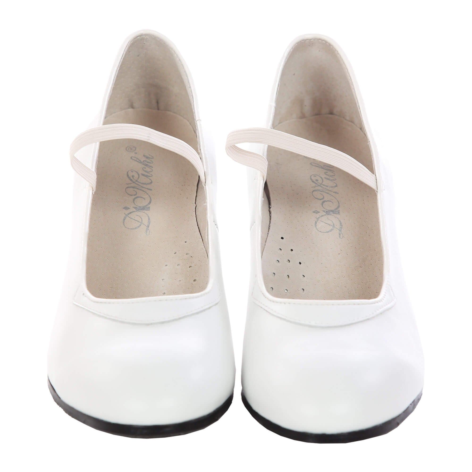 Dimichi Adult Maria Leather Elastic Strap Flamenco Shoe