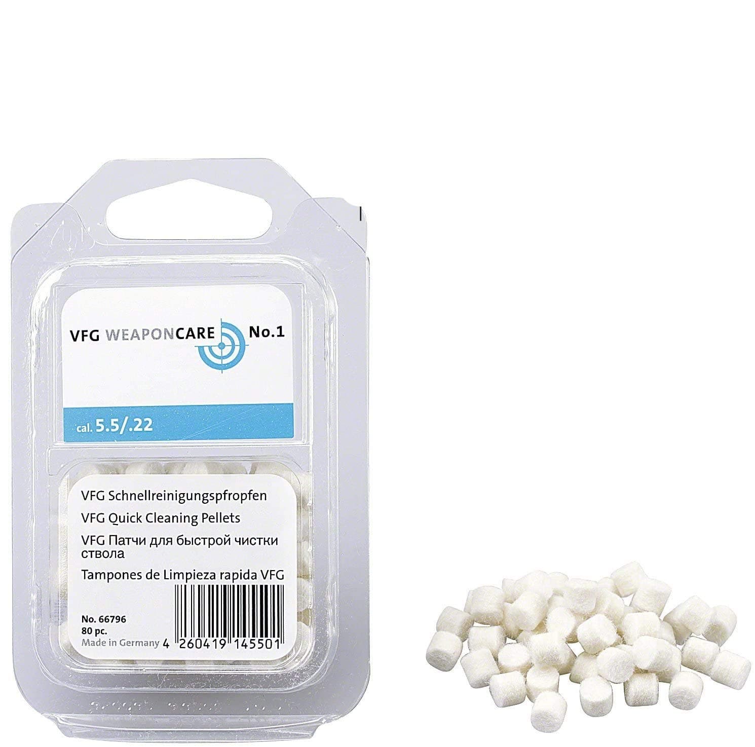 VFG Discofelt Quick Cleaning Felt Cleaning Pellets [.22] [80] 66796