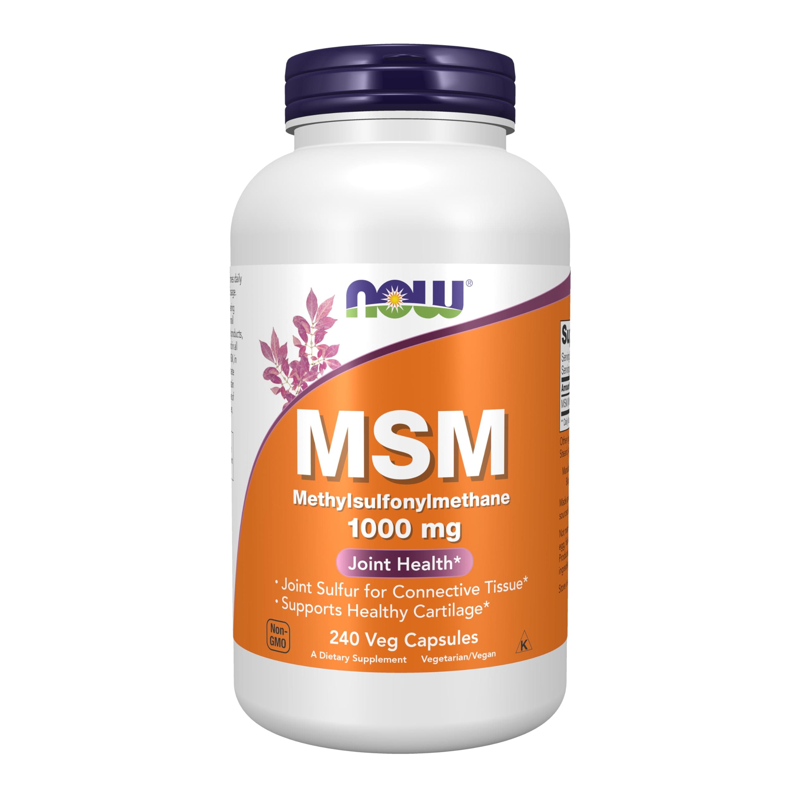 Now Foods, MSM, 1000 mg, 240 Veg Capsules