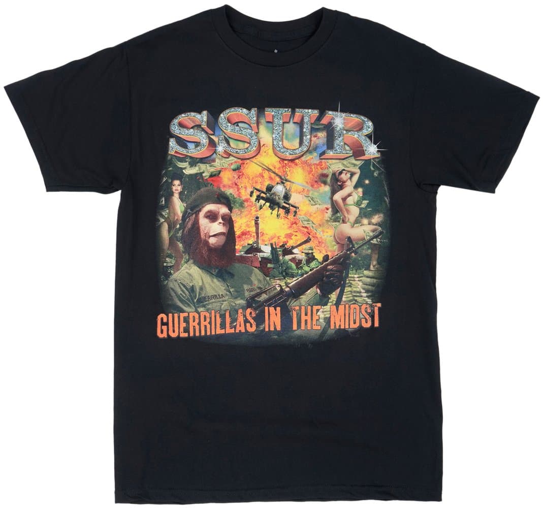 SSUR x Pen & Pixel Men's T-Shirt in Black. S-2XL.