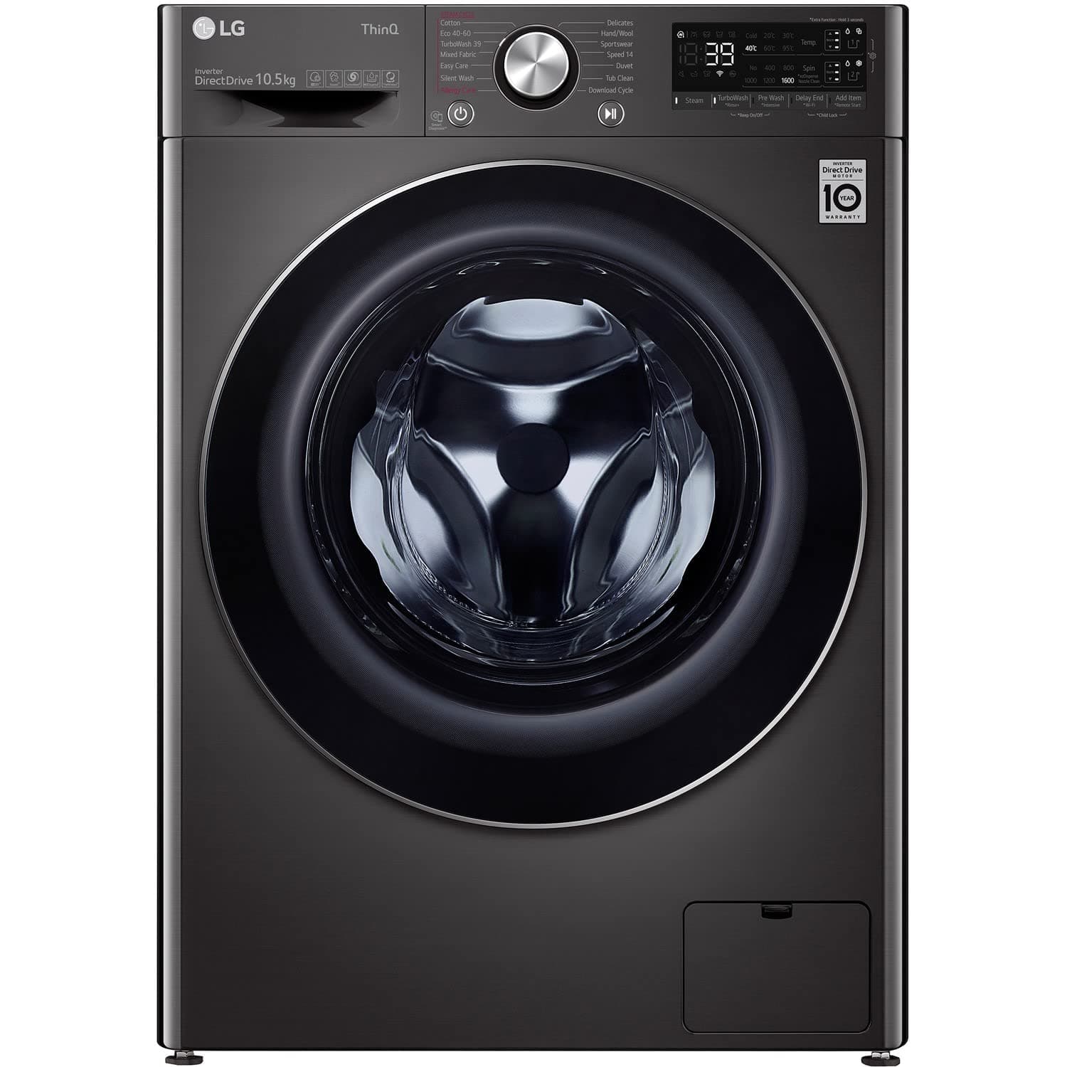 LG V9 F6V910BTSA EZDispense 10.5kg Freestanding Washing Machine [Energy Class A]